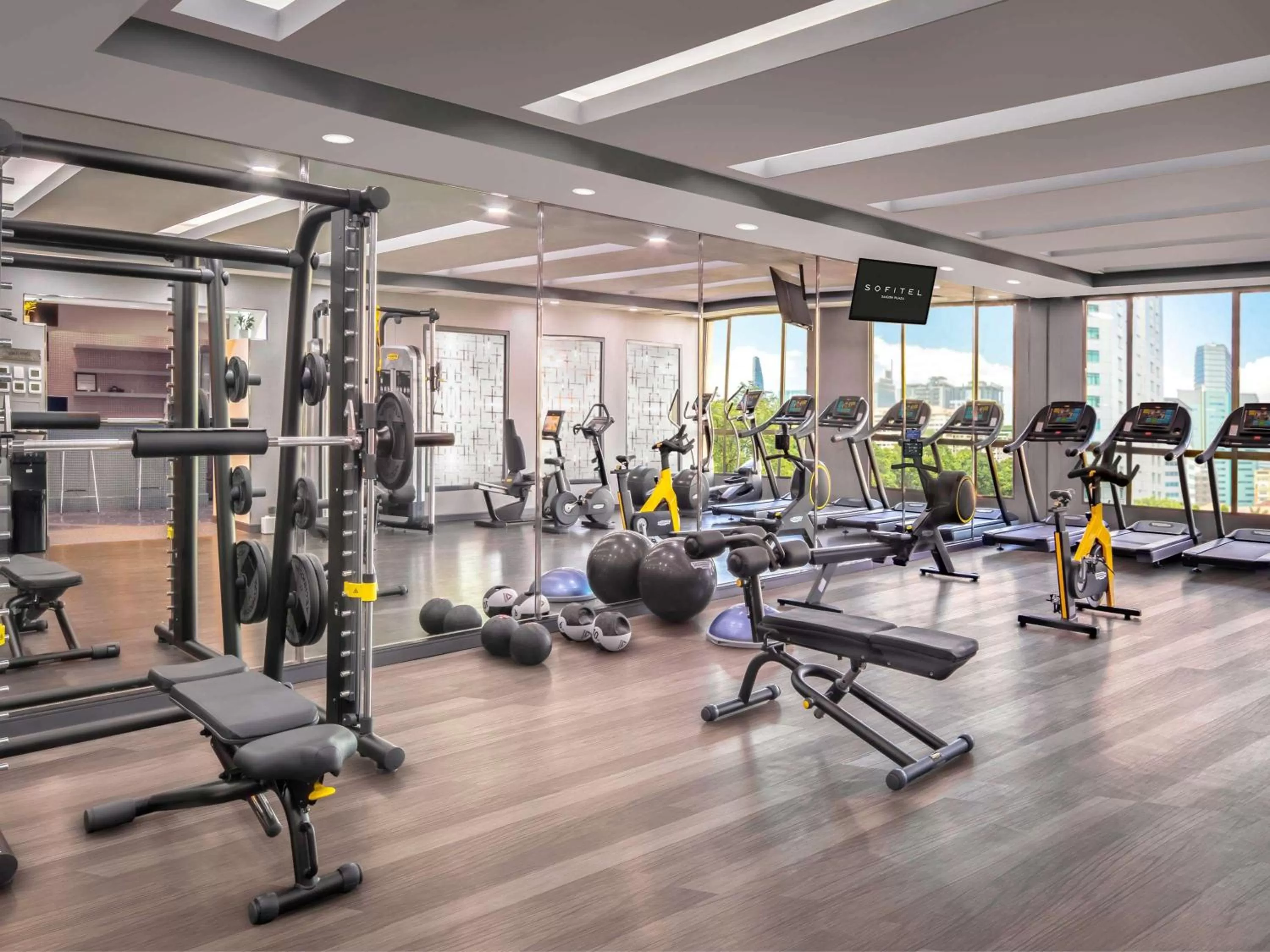 Fitness centre/facilities in Sofitel Saigon Plaza