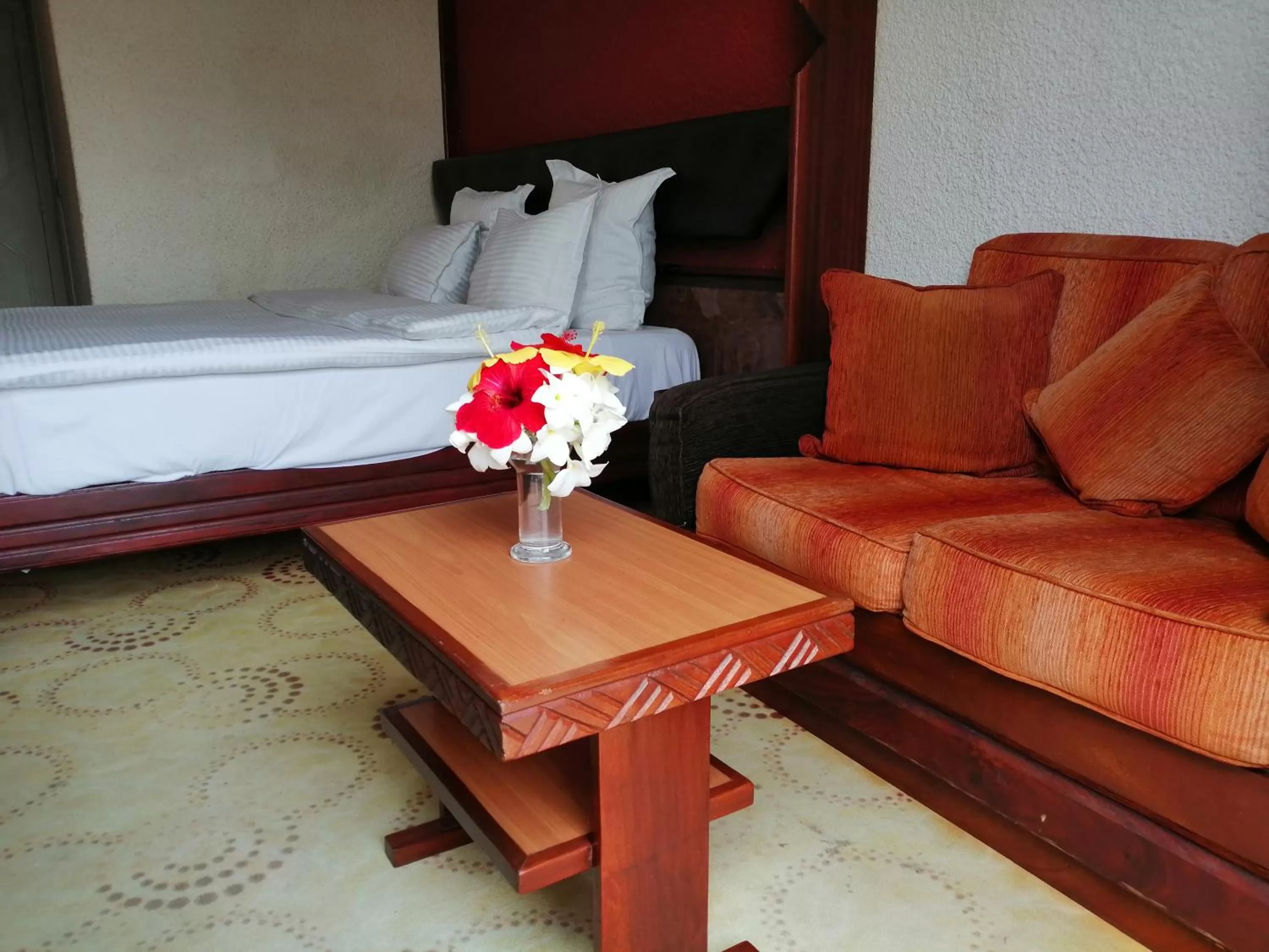 Bed in Hotel Jardin Savana Dakar