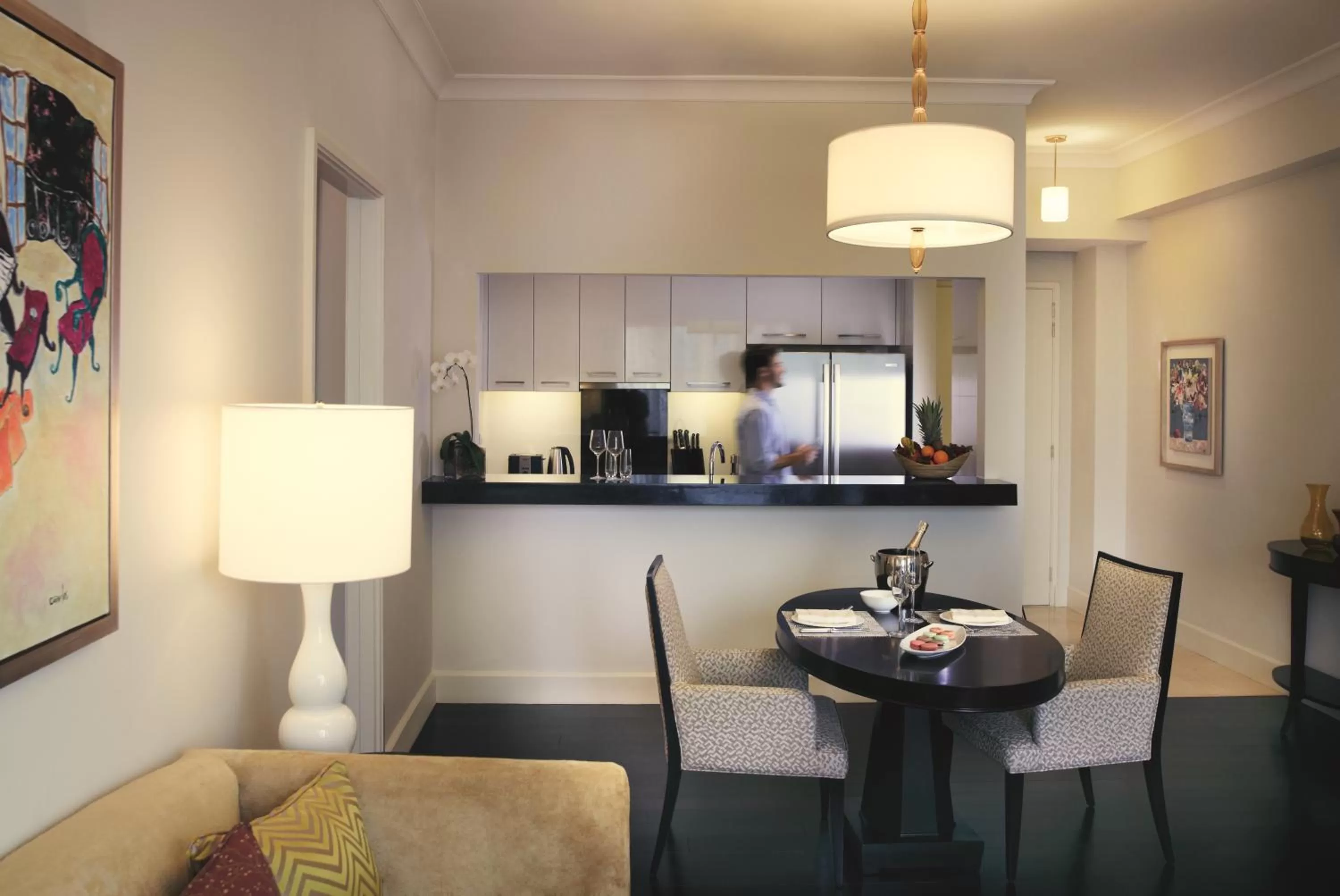 Kitchen or kitchenette in Raffles Makati