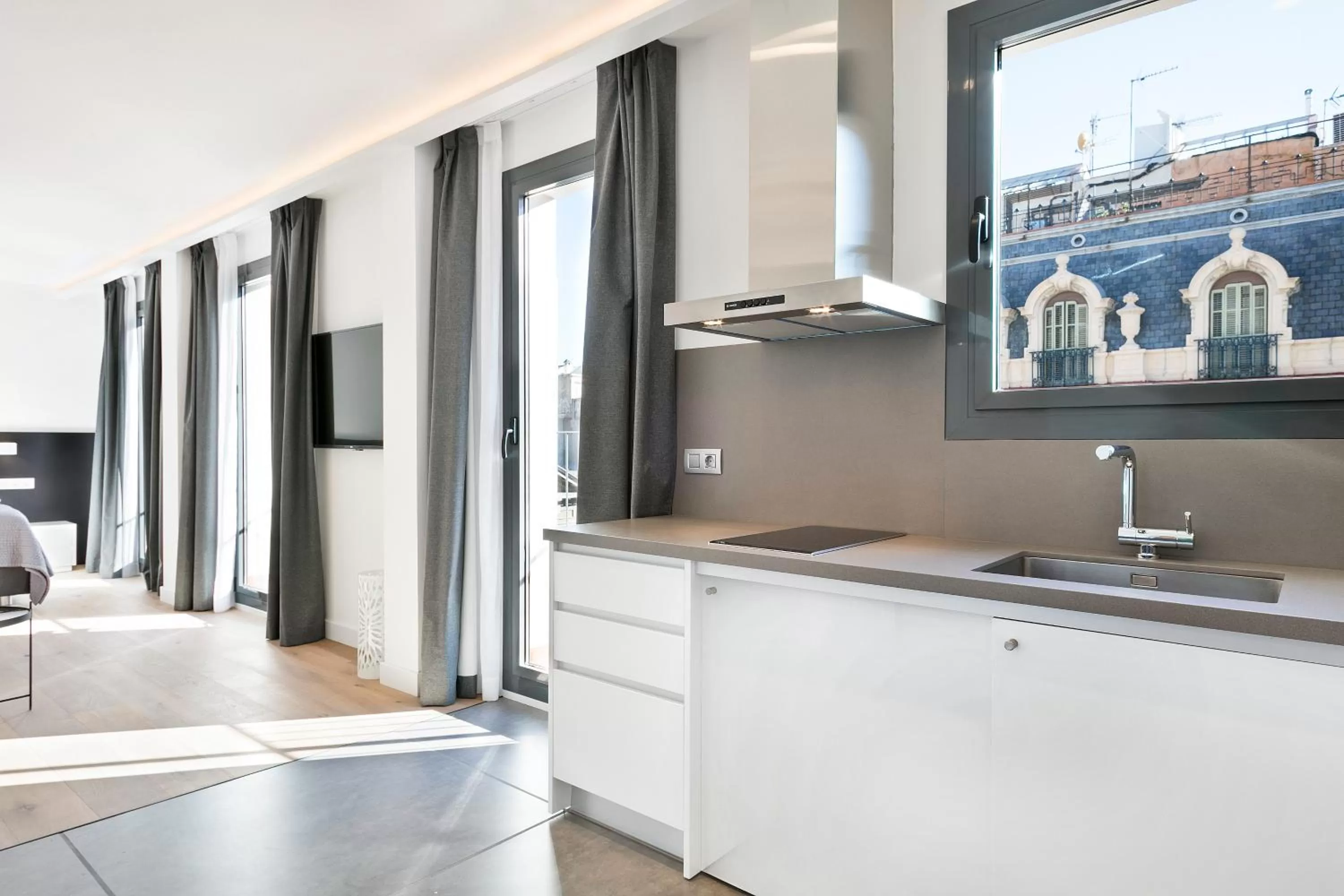 Kitchen or kitchenette in Murmuri Residence Mercader