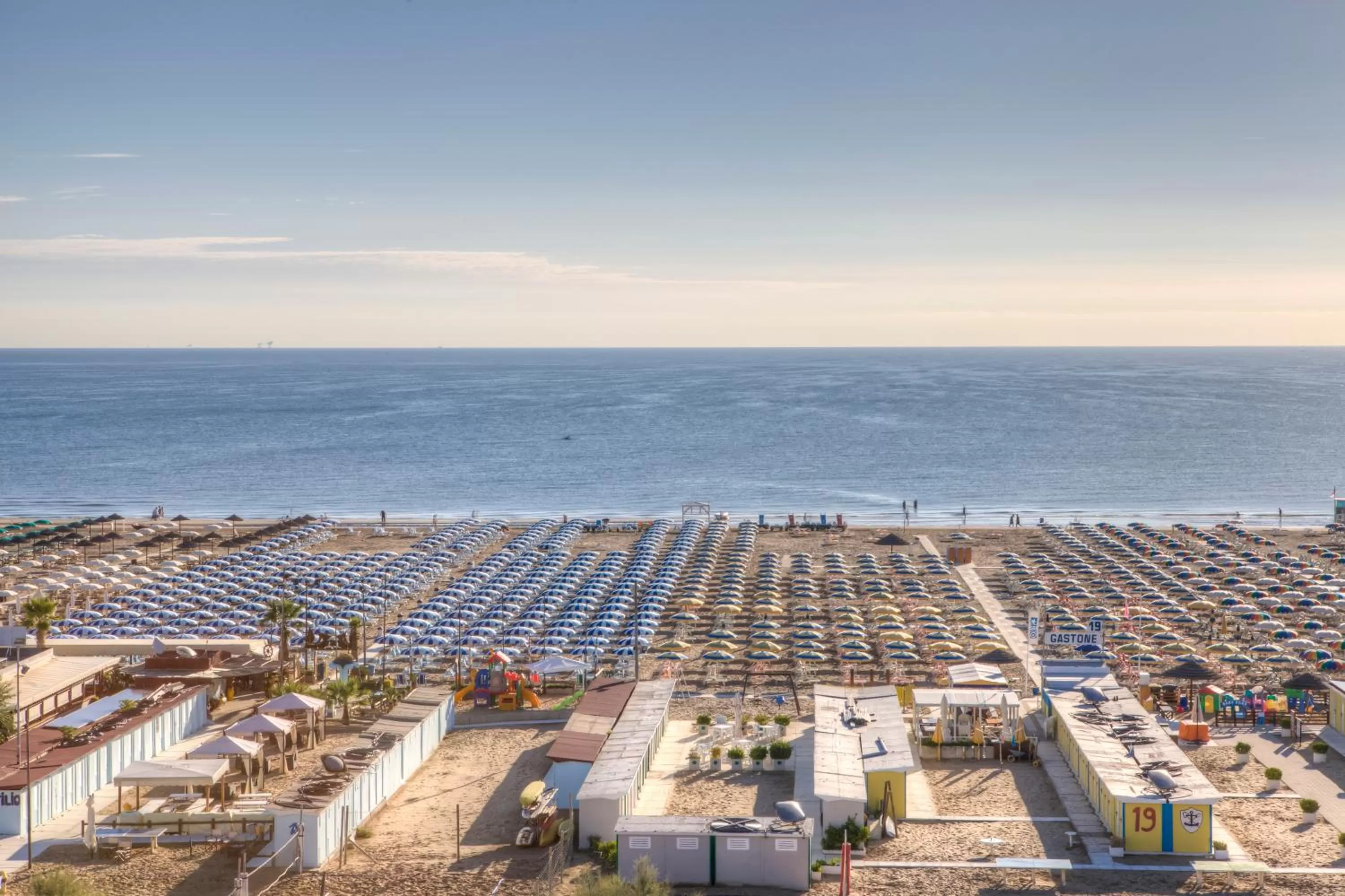 Beach in Hotel Imperiale Rimini & SPA