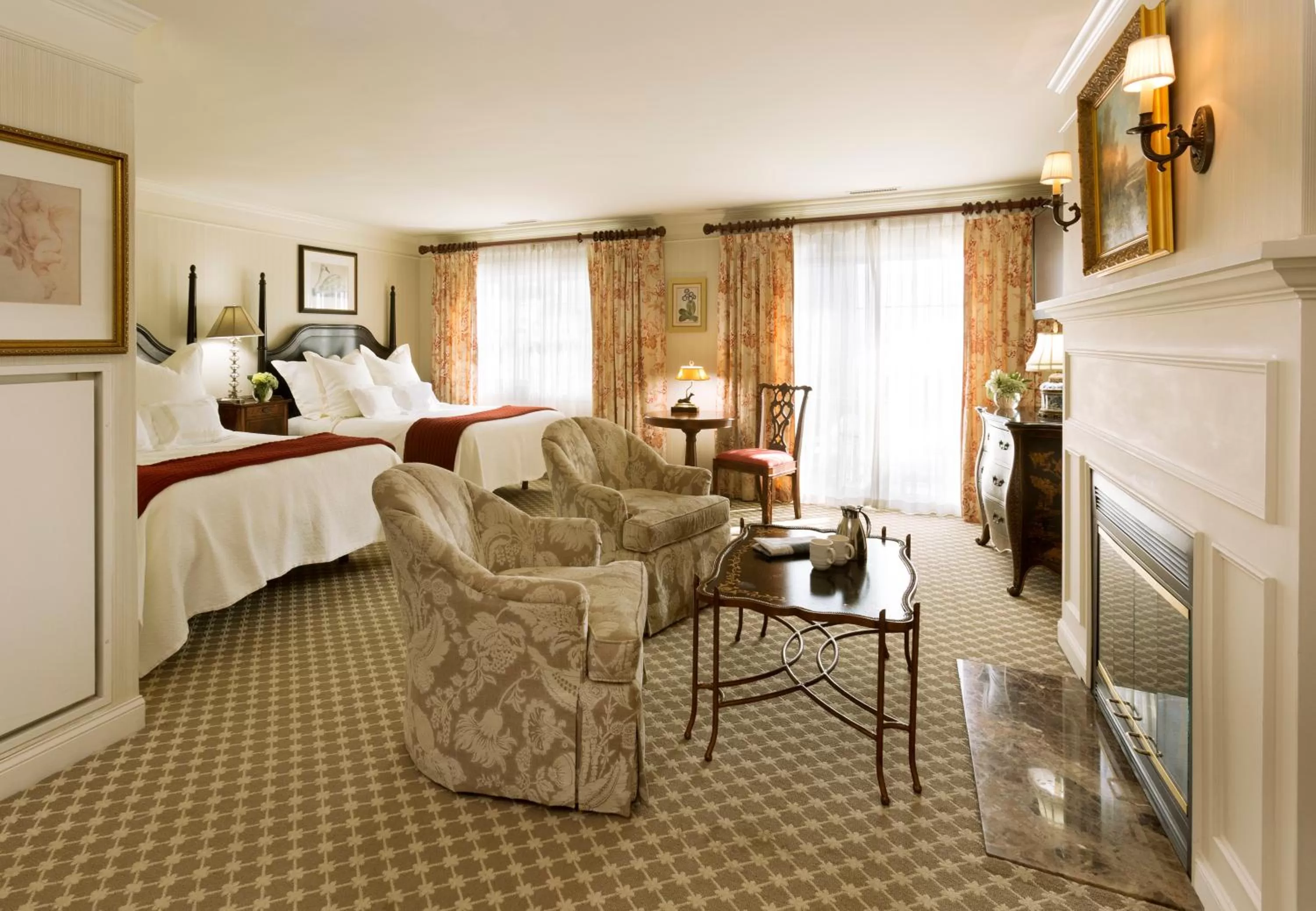 View (from property/room), Bed in Saybrook Point Resort & Marina