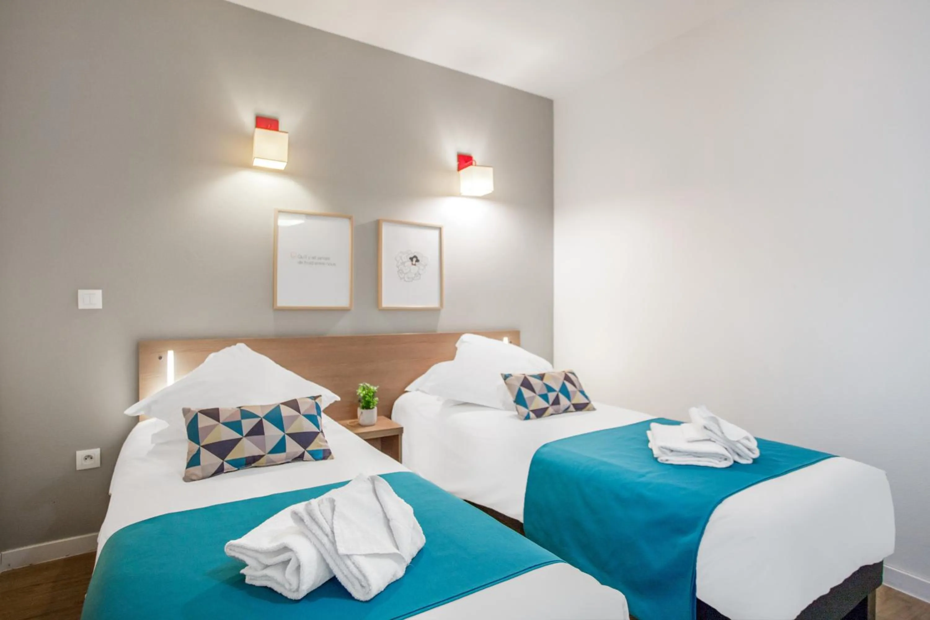 Bed in Appart'City Classic Annemasse Centre - Pays de Genève