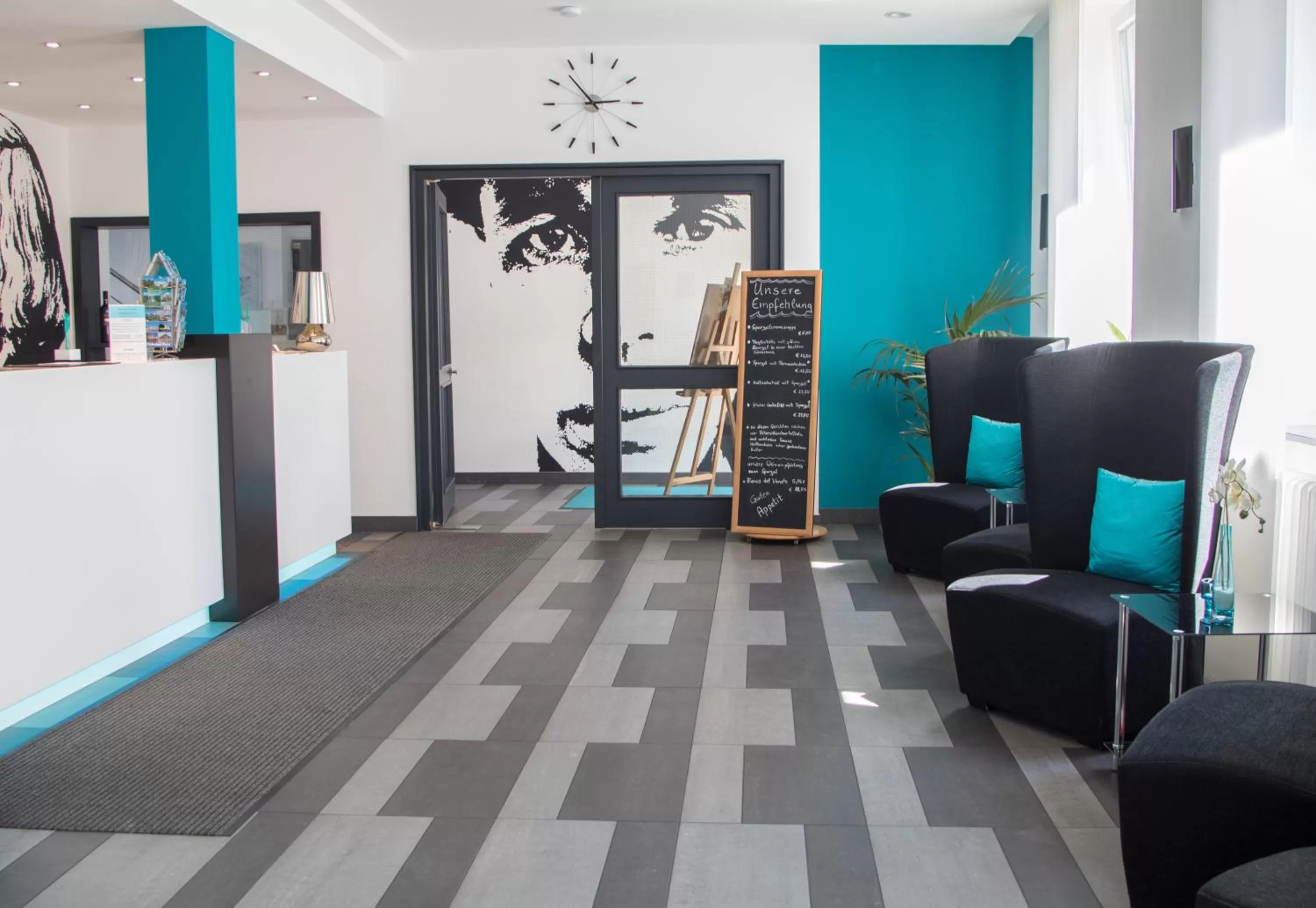 Lobby or reception in Hotel Deutscher Hof