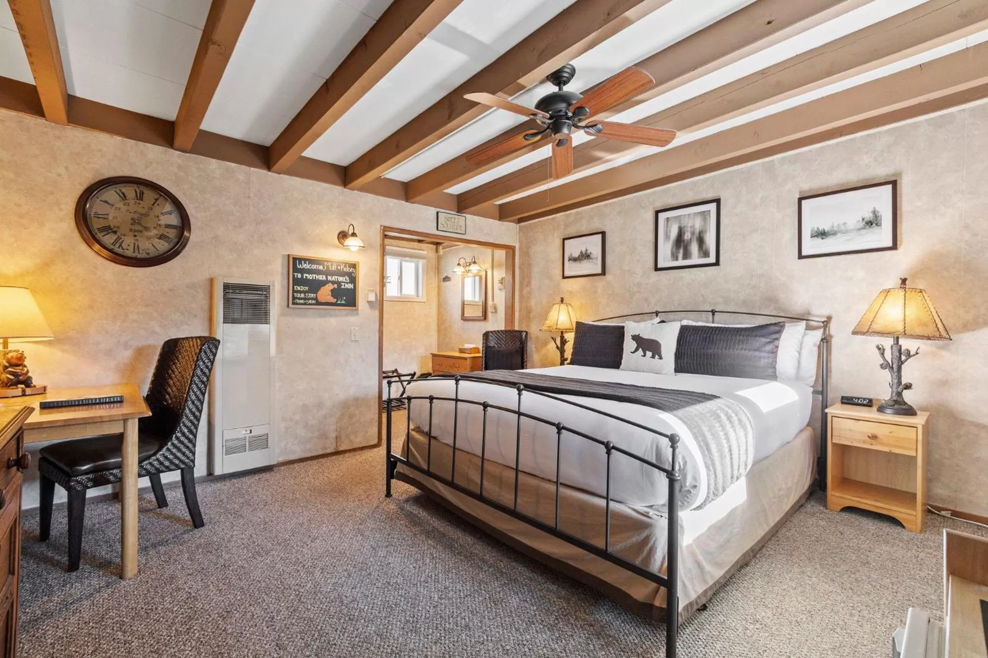 Bed in Mother Nature's Inn