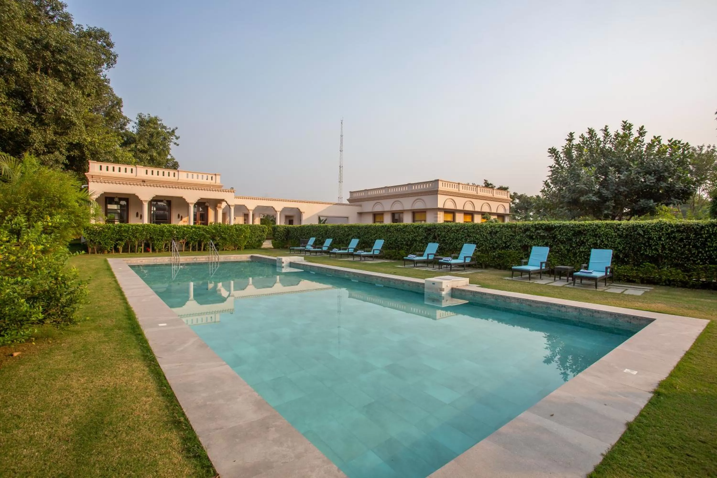 Swimming pool in Tree of Life Resort & Spa Varanasi