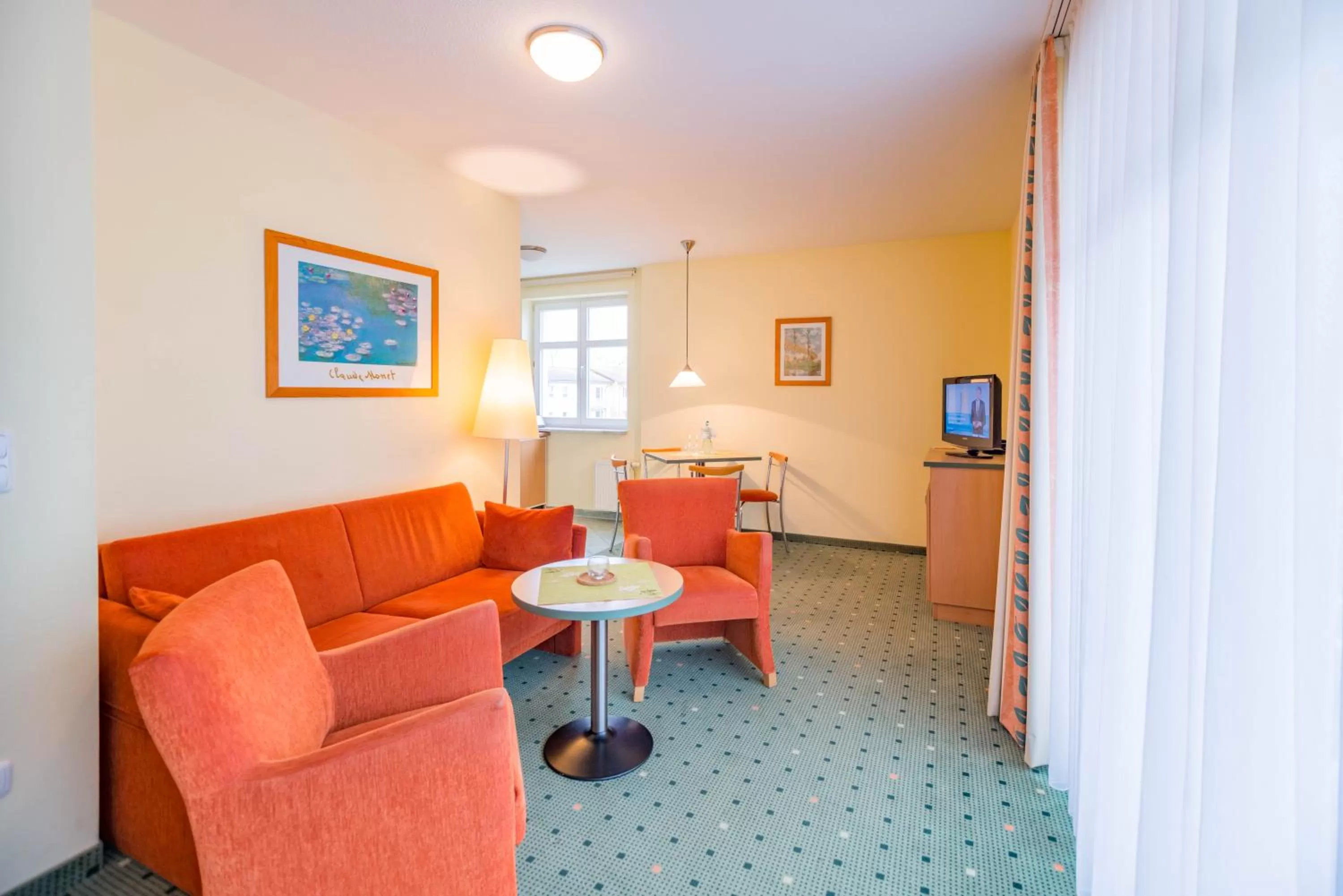 Photo of the whole room, Seating Area in Am Weststrand Apartmenthaus Waldeck