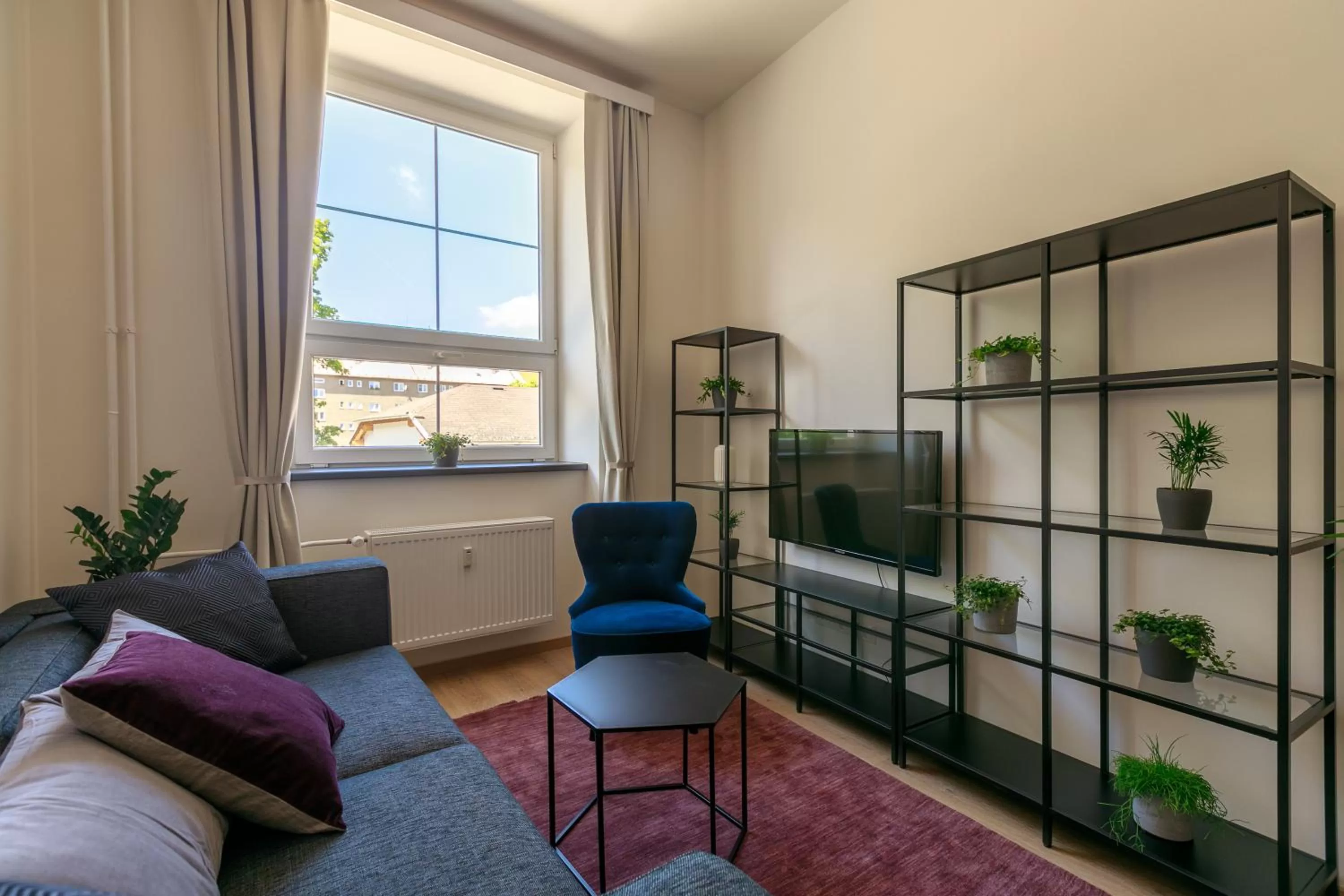 Living room in Avantgarde apartments