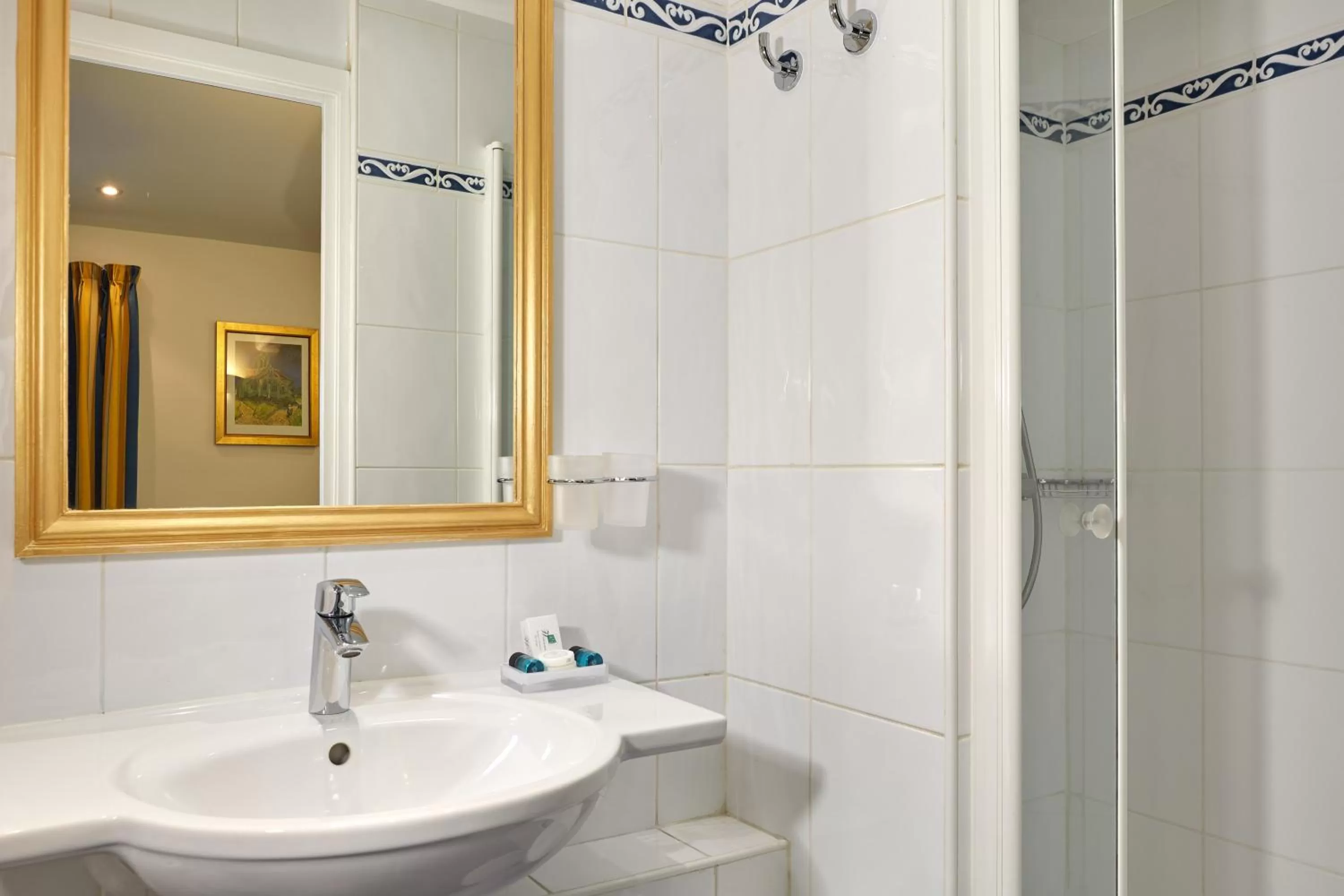 Shower in Austin's Arts Et Metiers Hotel