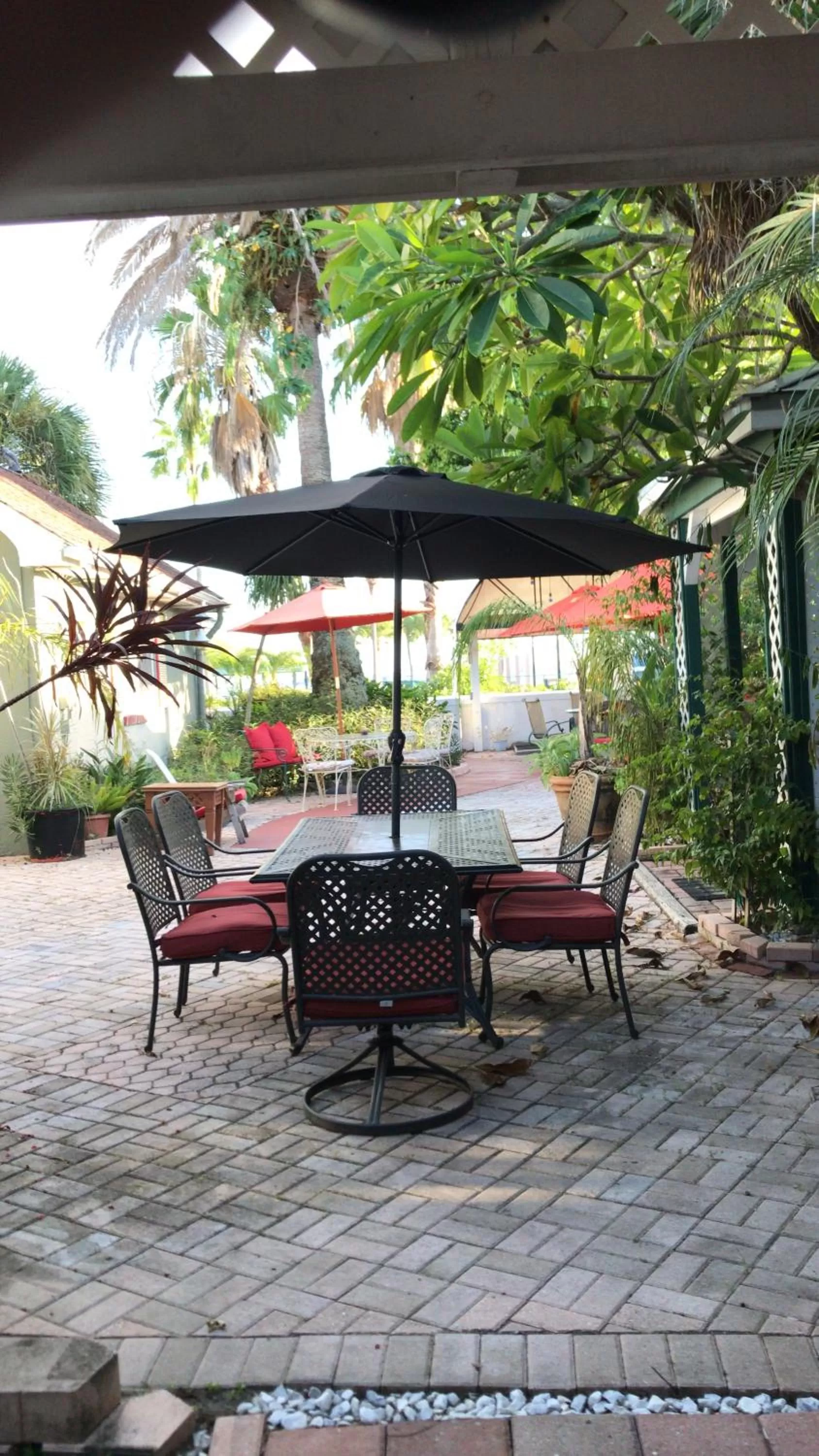 Patio in Sea Breeze Manor Inn