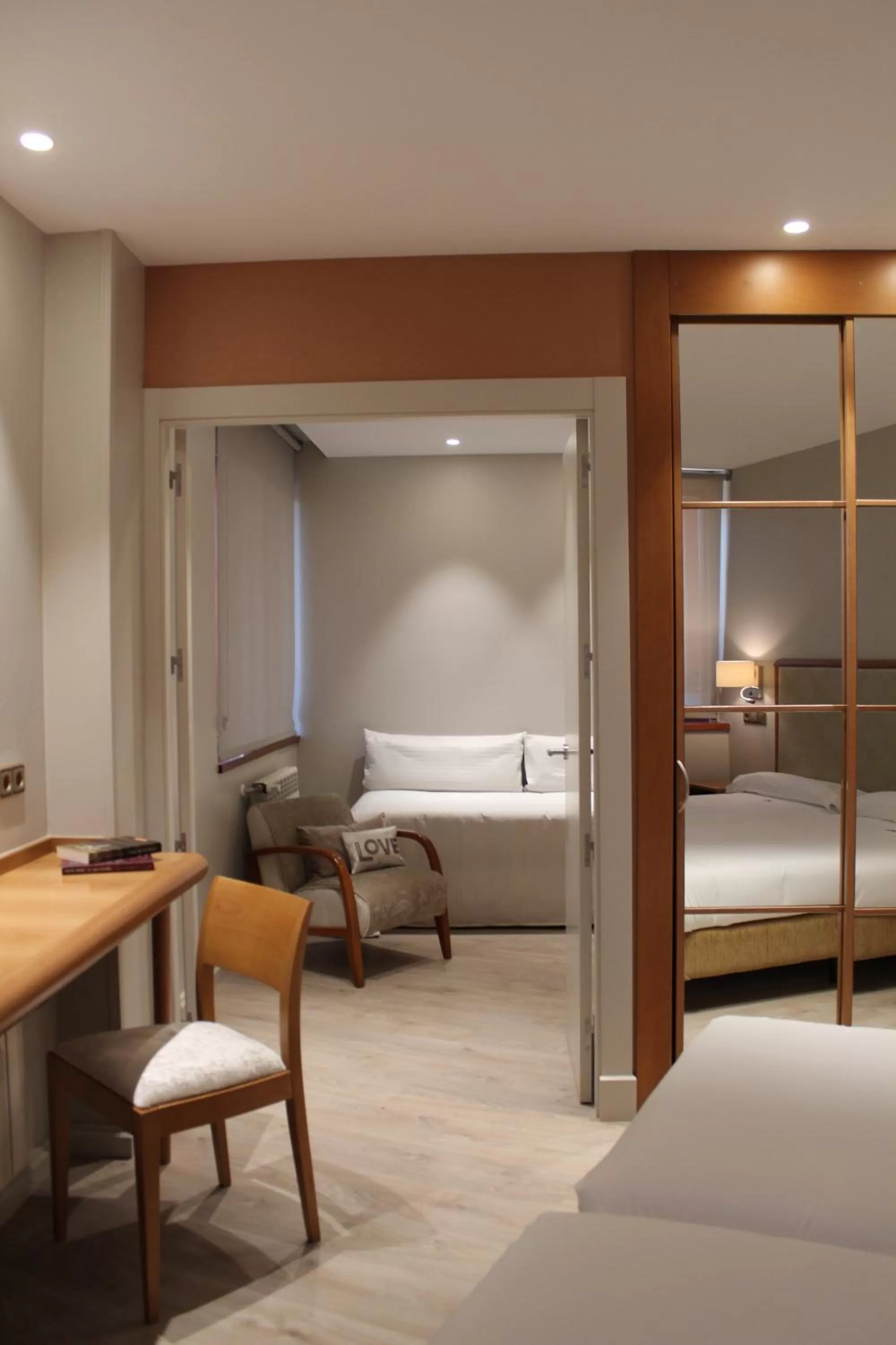 Bed in Hotel Carreño