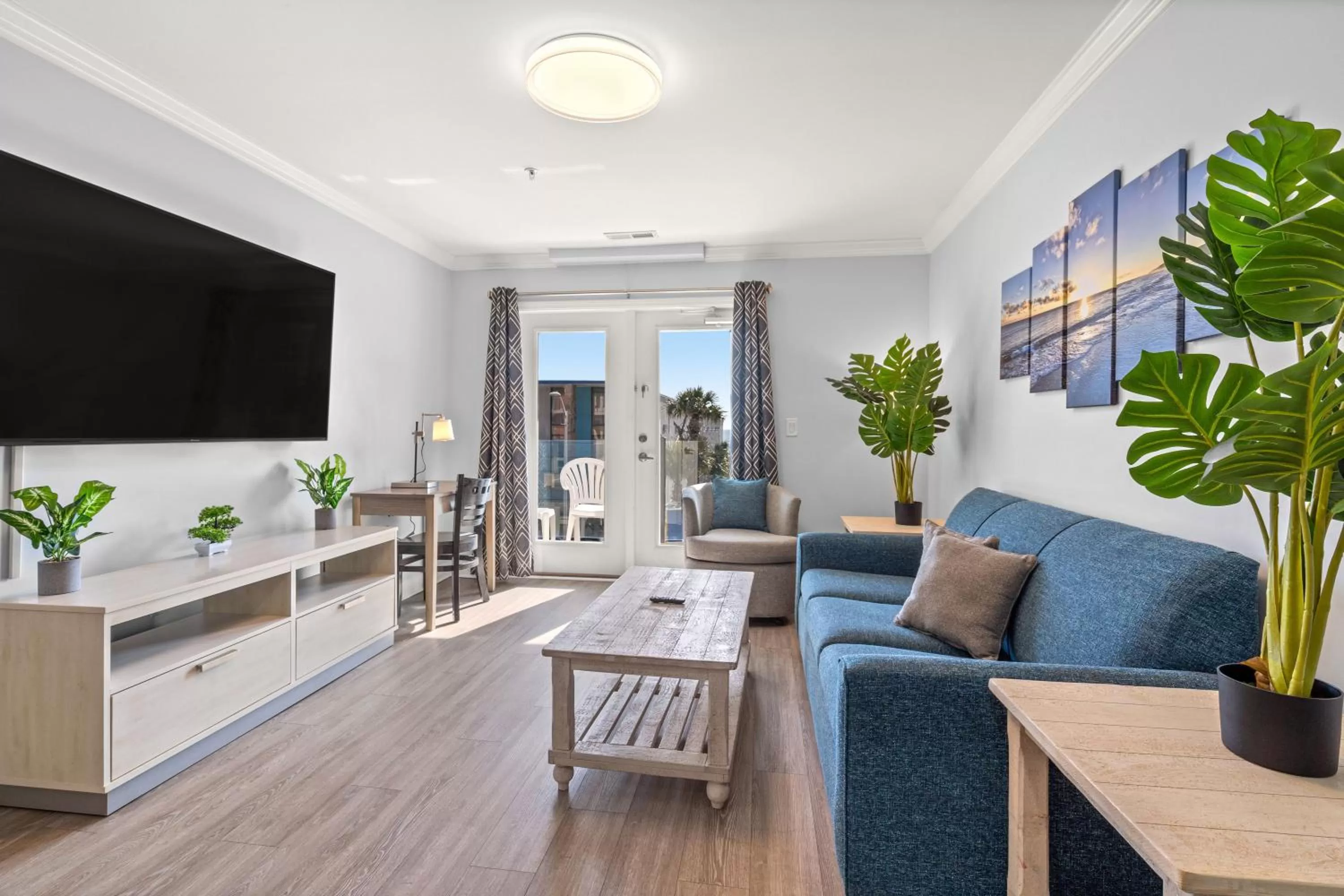 Living room, Seating Area in Ocean Escape Condos