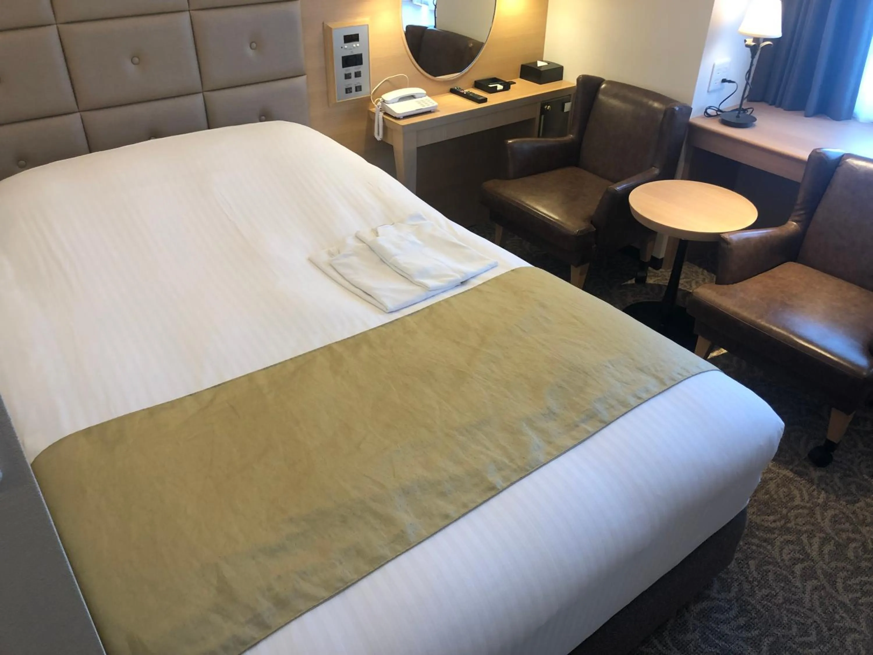 Photo of the whole room, Bed in Kobe Luminous Hotel Sannomiya