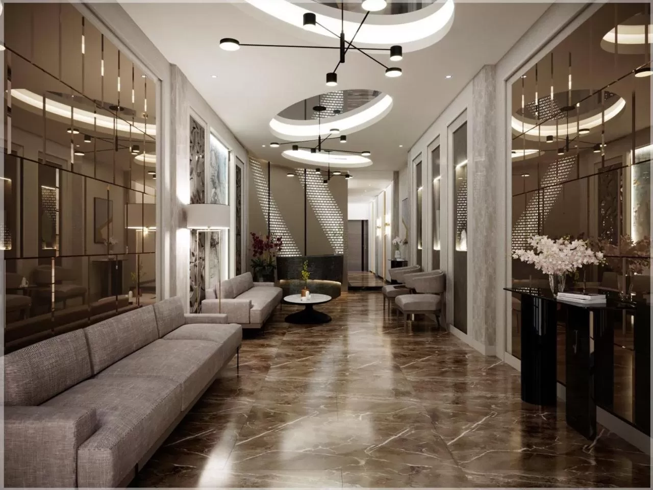 Living room in L'amant de Hanoi Hotel - khách sạn Lamant de Hà Nội