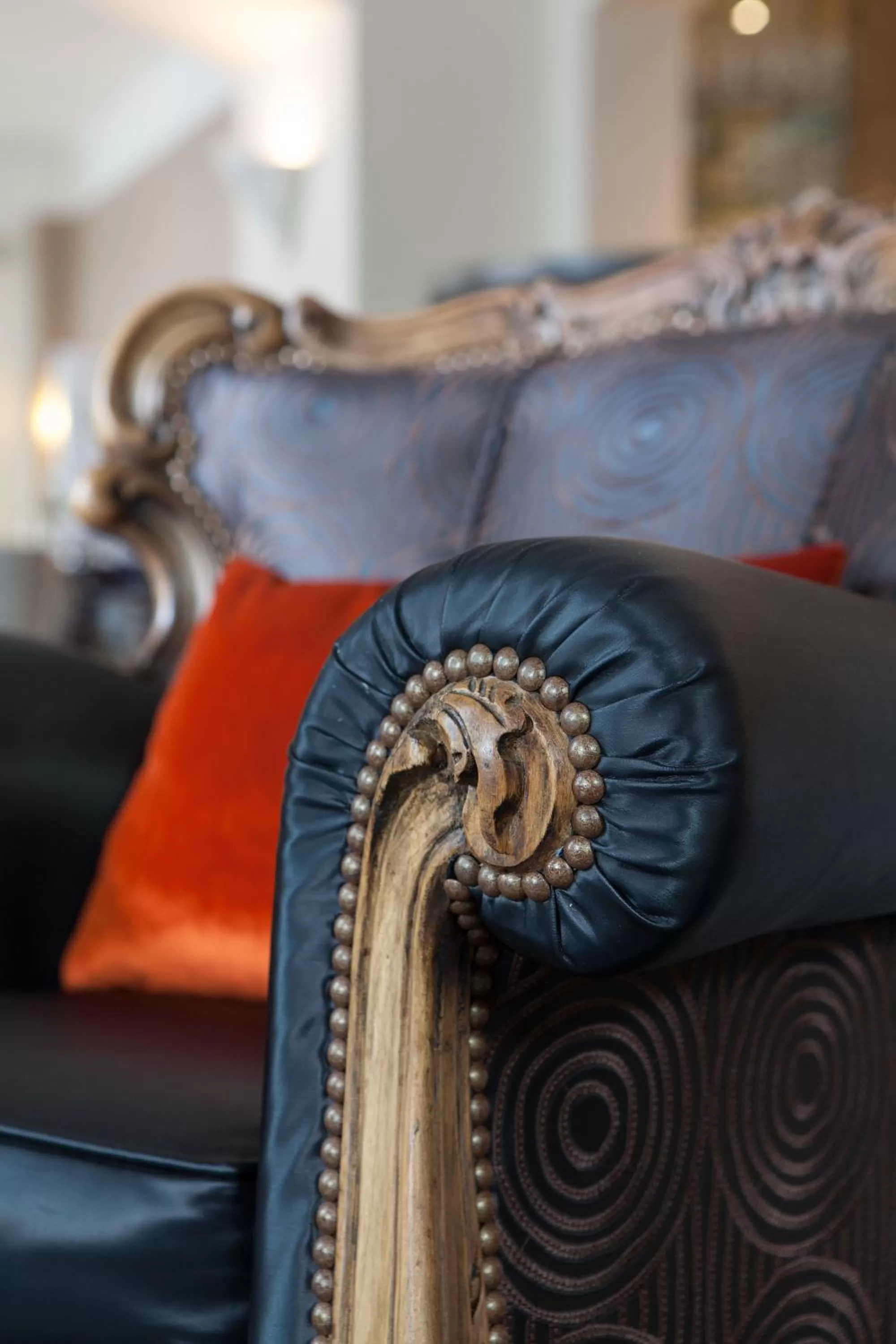 Decorative detail in Logis Hôtel Beauséjour Colmar