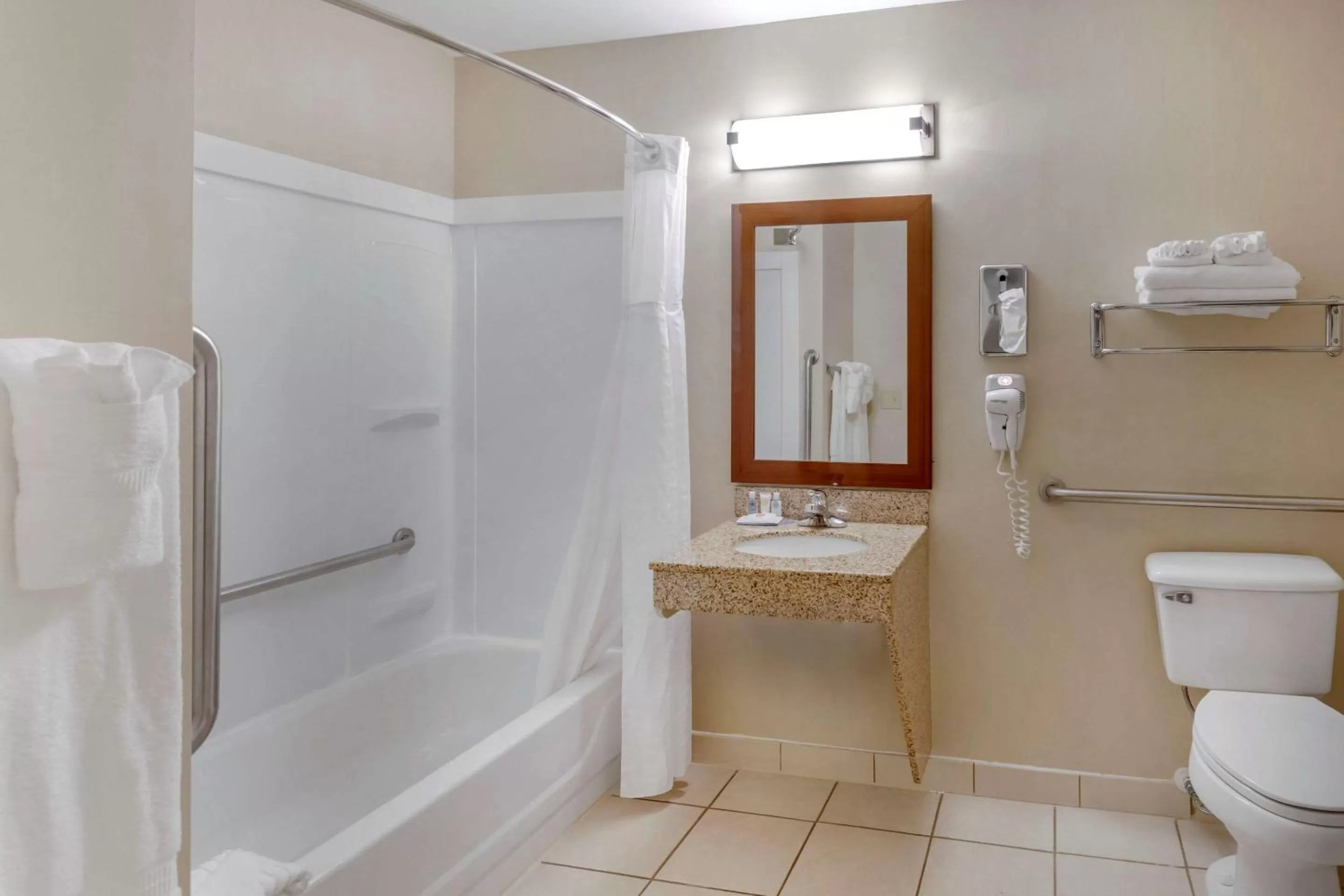 Bathroom in comfort & inn Suites