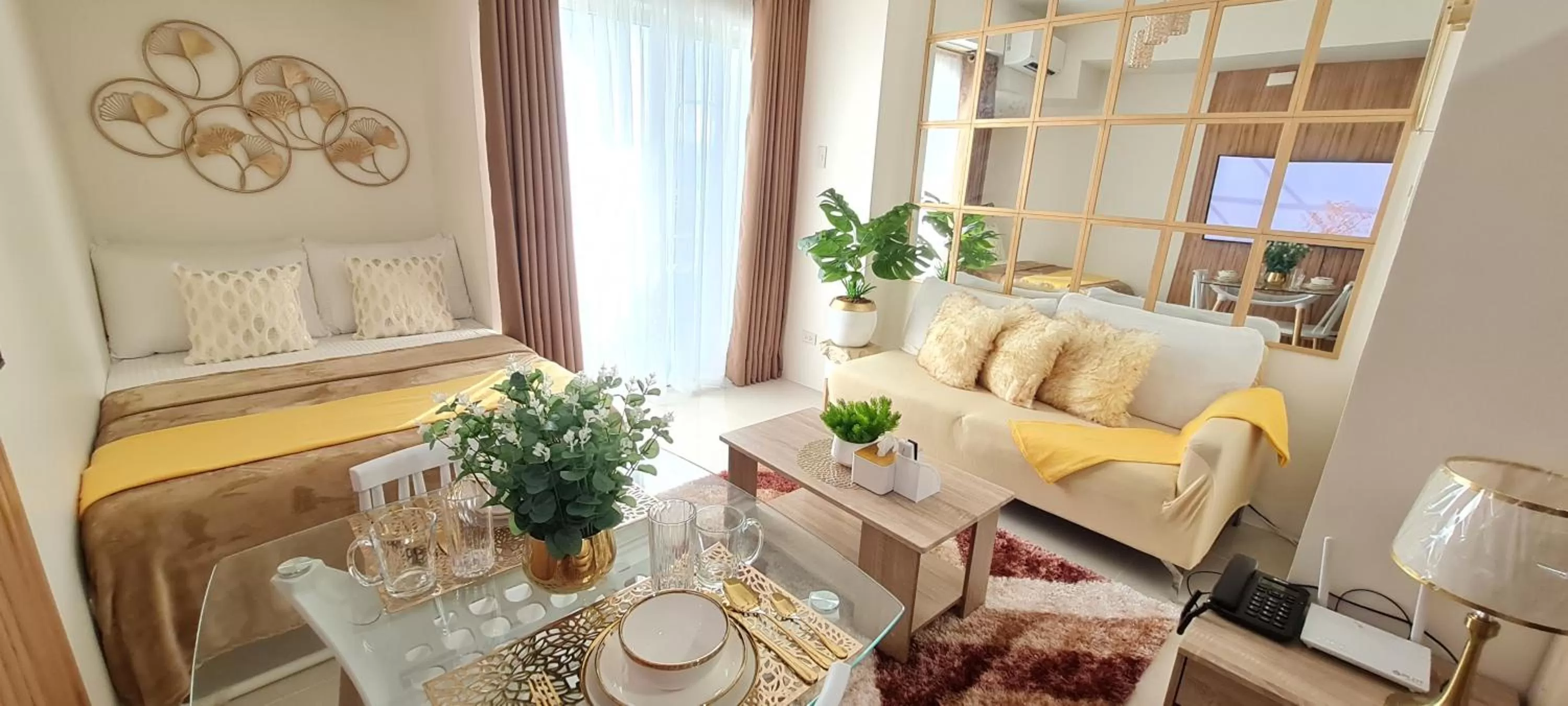 Bed in Inspiria Condo Units beside Abreeza Mall Davao