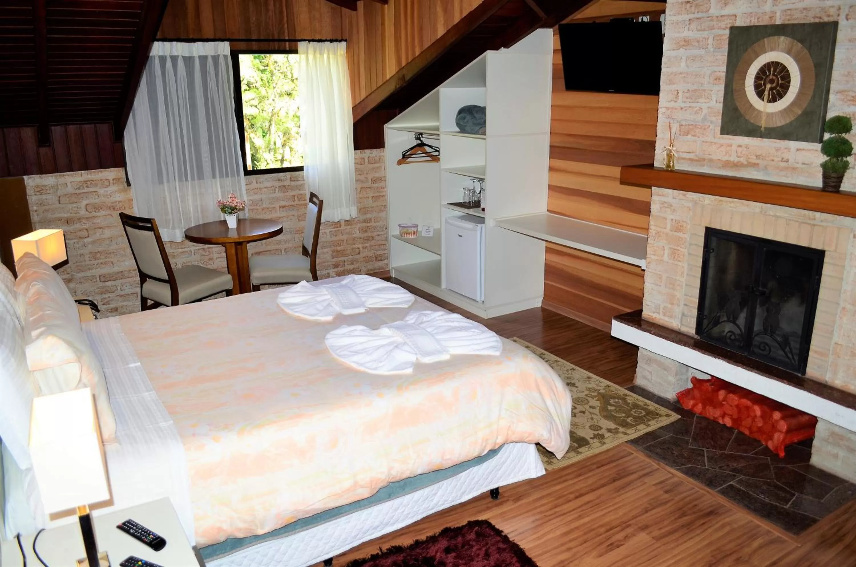 Bed in Pousada Toca Da Coruja