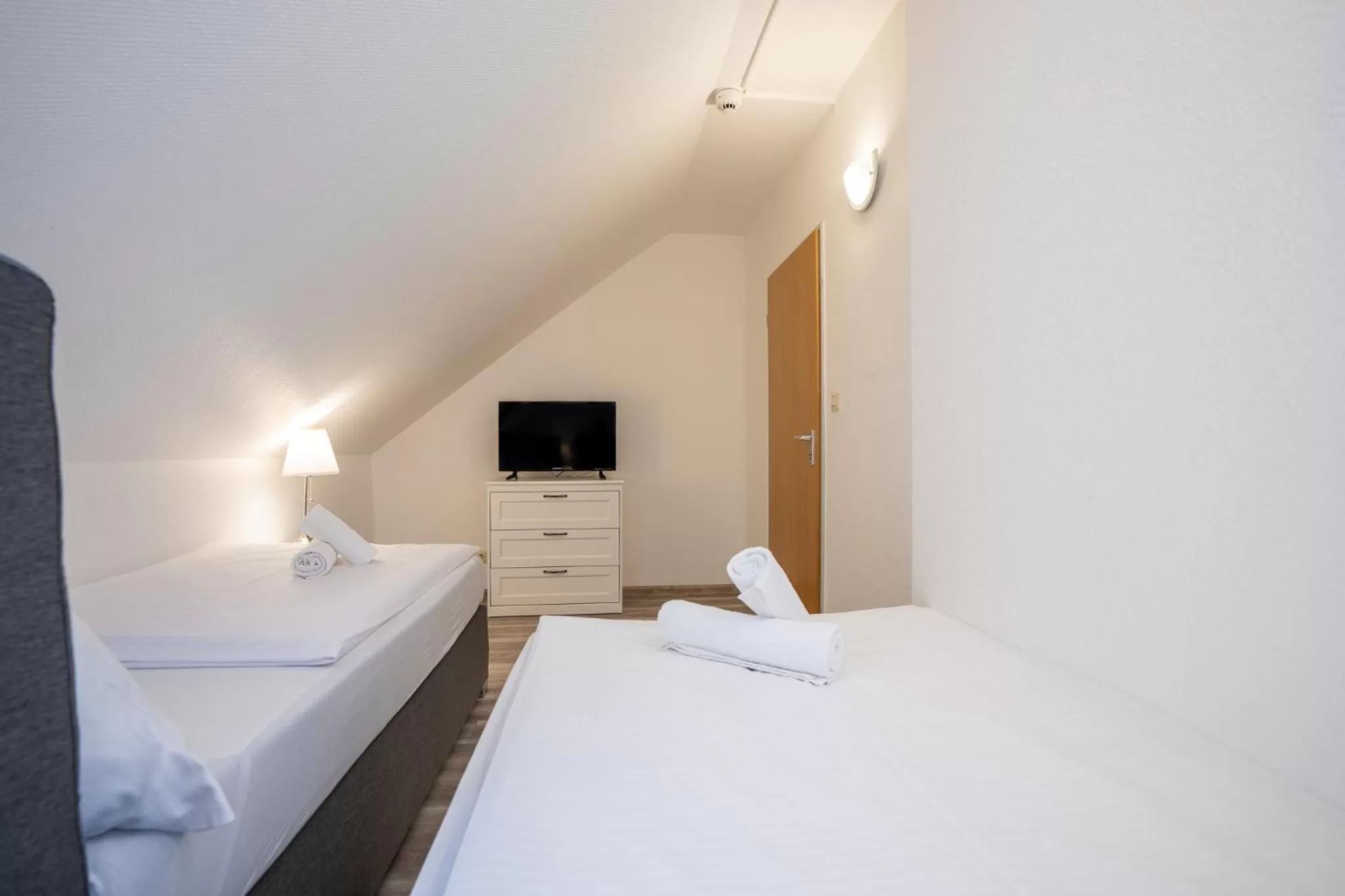 Bed in Hotel Bergheim