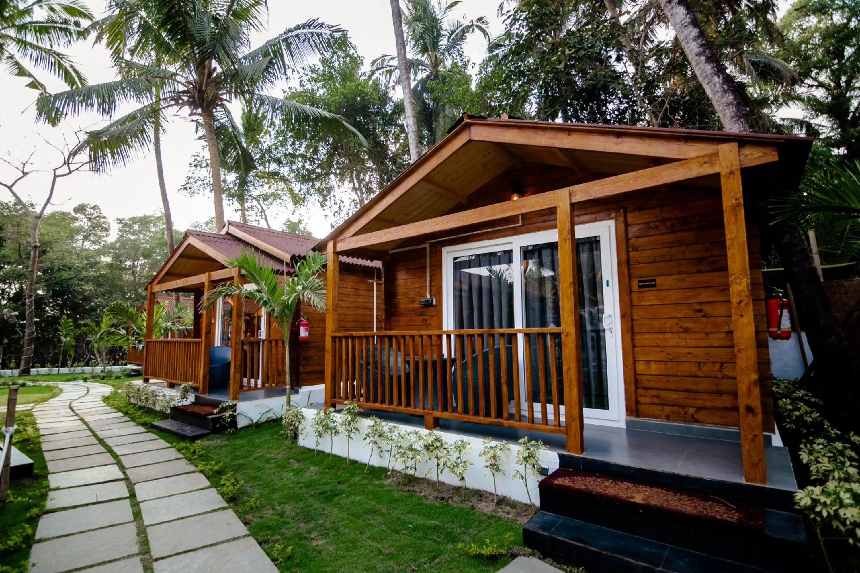 Property Building in Tranquill Riverside Luxury Cottages With Bathtub, Candolim