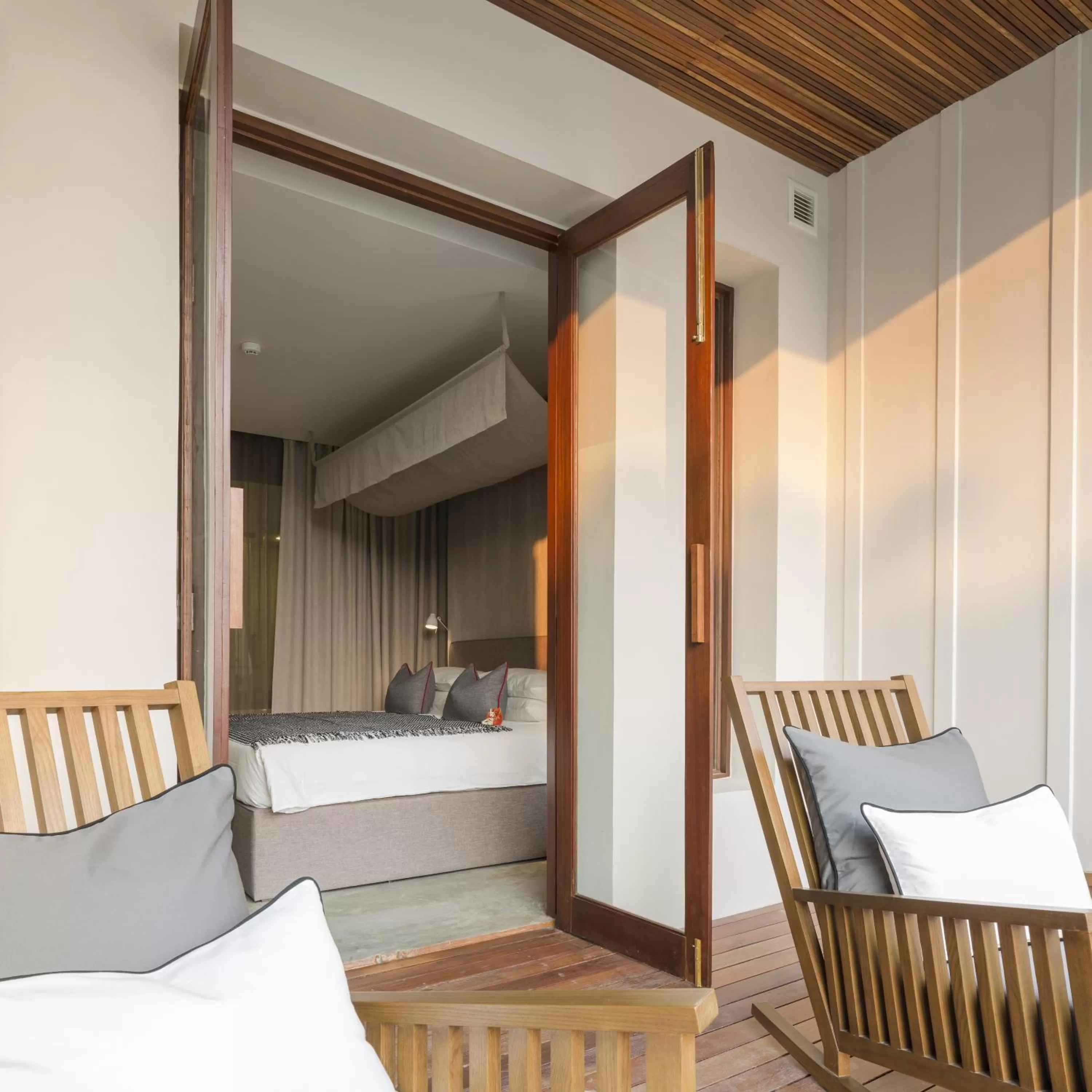 Balcony/Terrace, Bed in Sala Lanna Chiang Mai