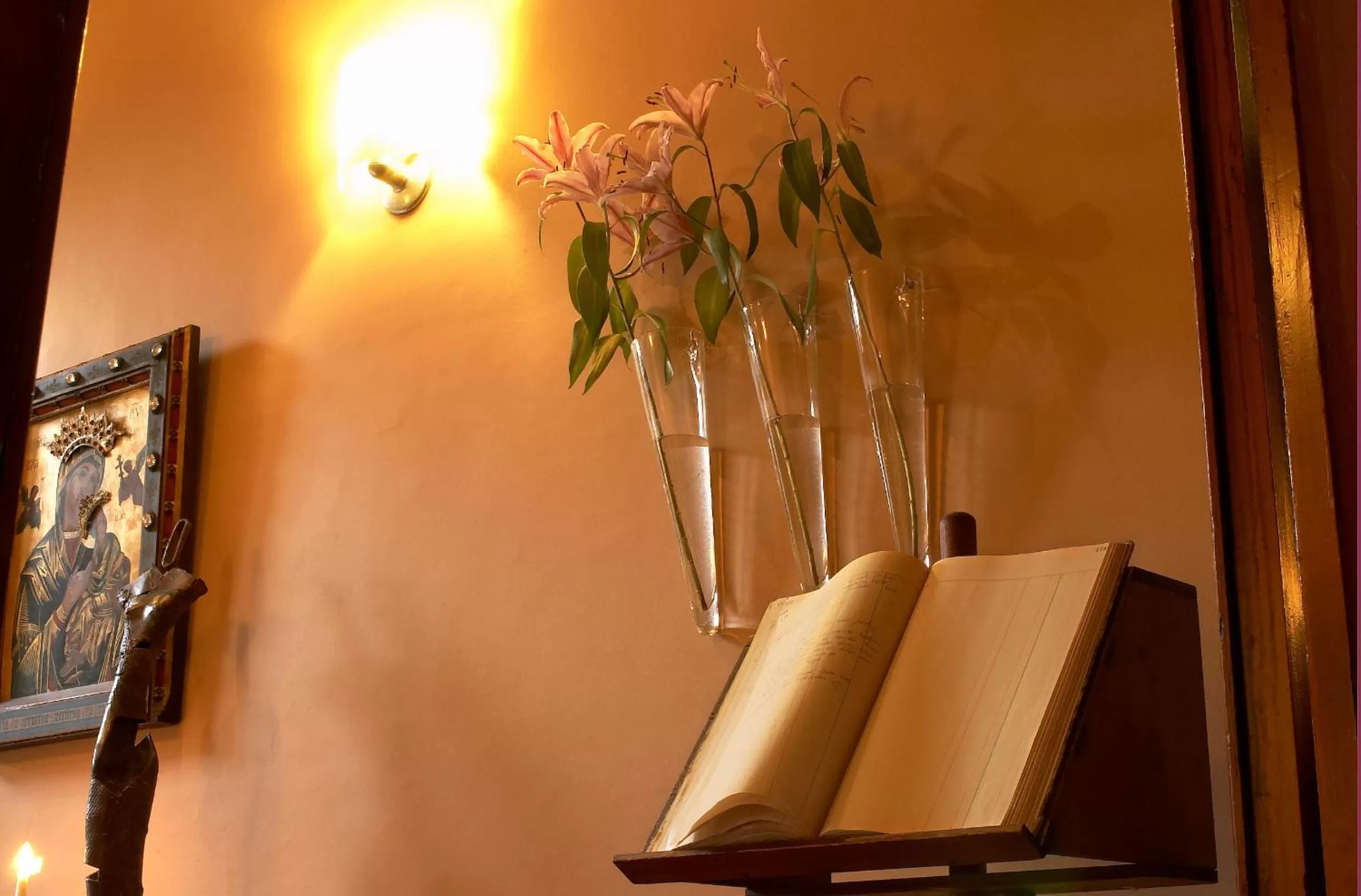 Decorative detail in Guesthouse PoortAckere Ghent