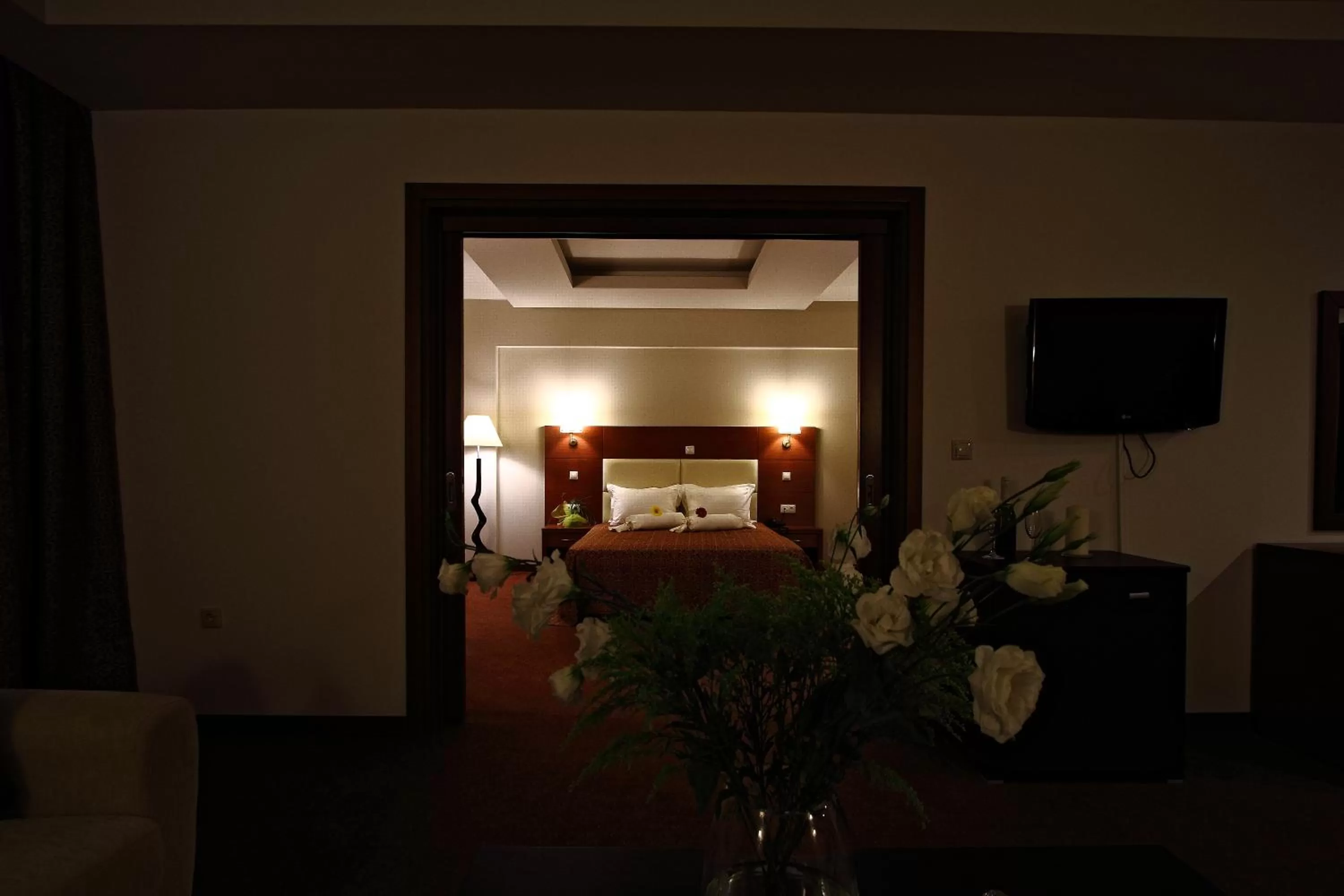 Decorative detail, Bed in Siris Hotel