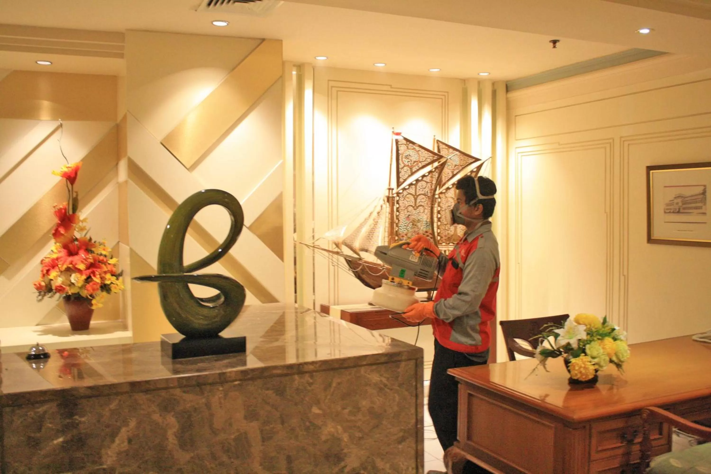 Lobby or reception in Tunjungan Hotel