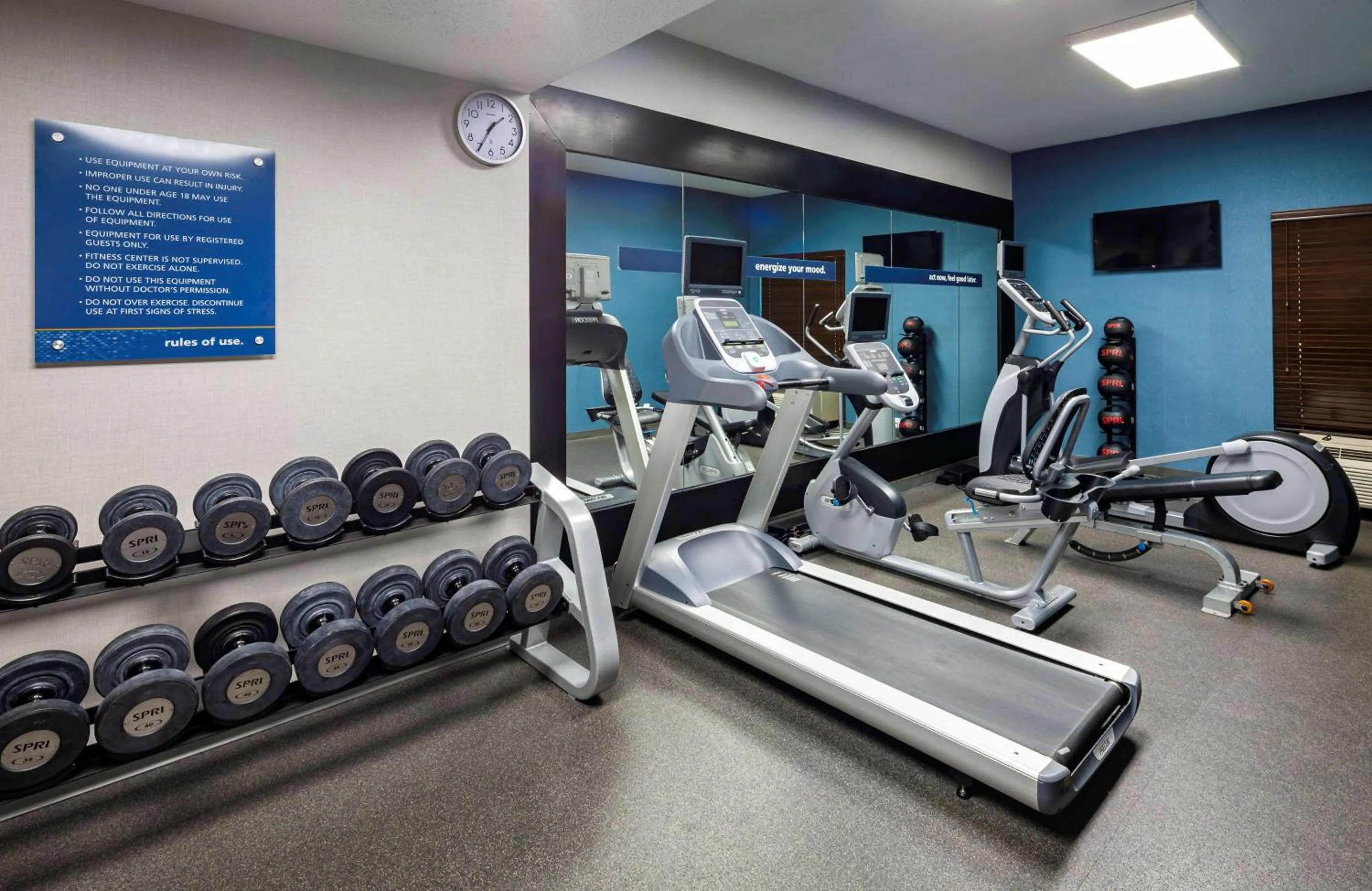 Fitness centre/facilities in Hampton Inn Austin NW near The Domain