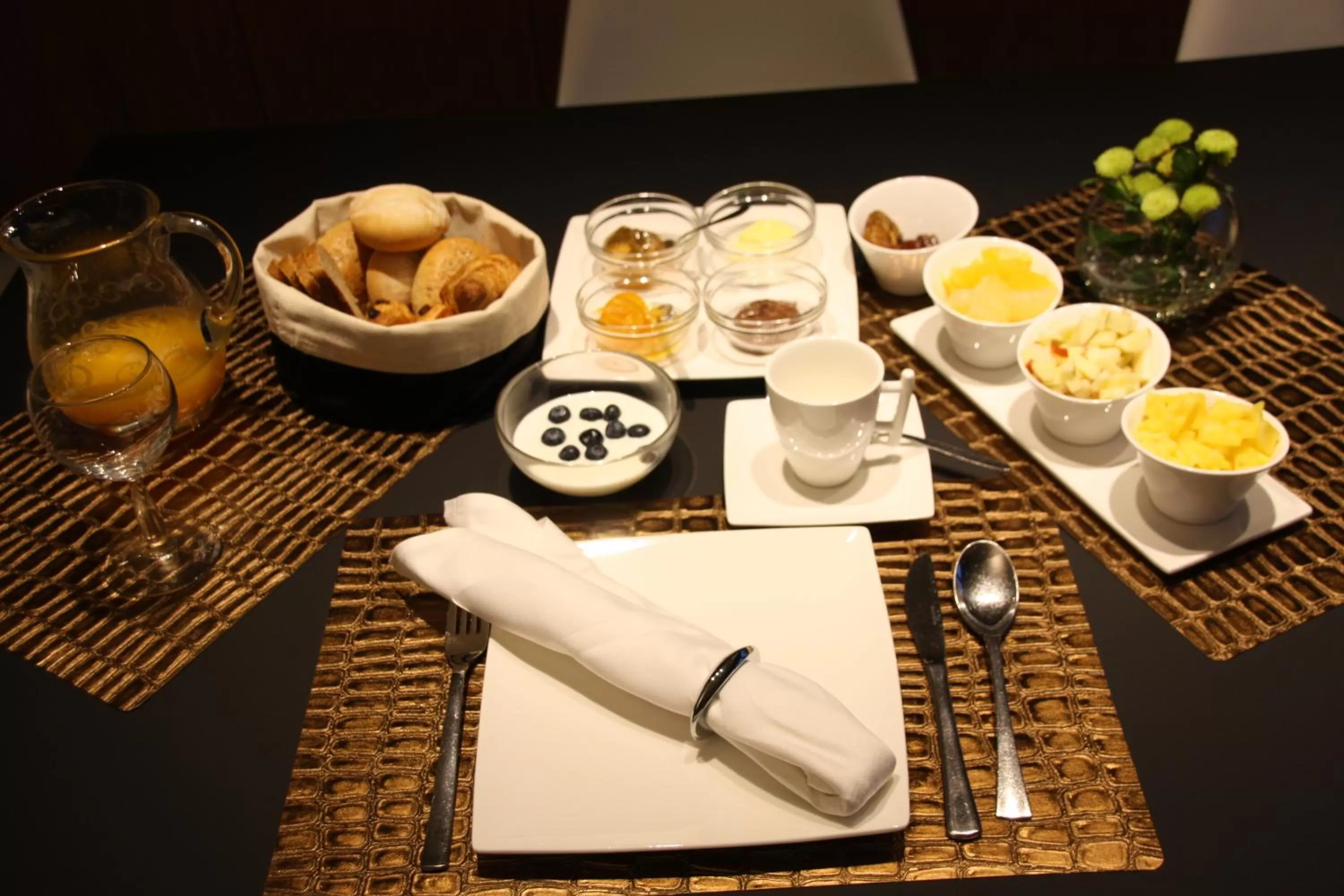 Food close-up in B&B The View Bis