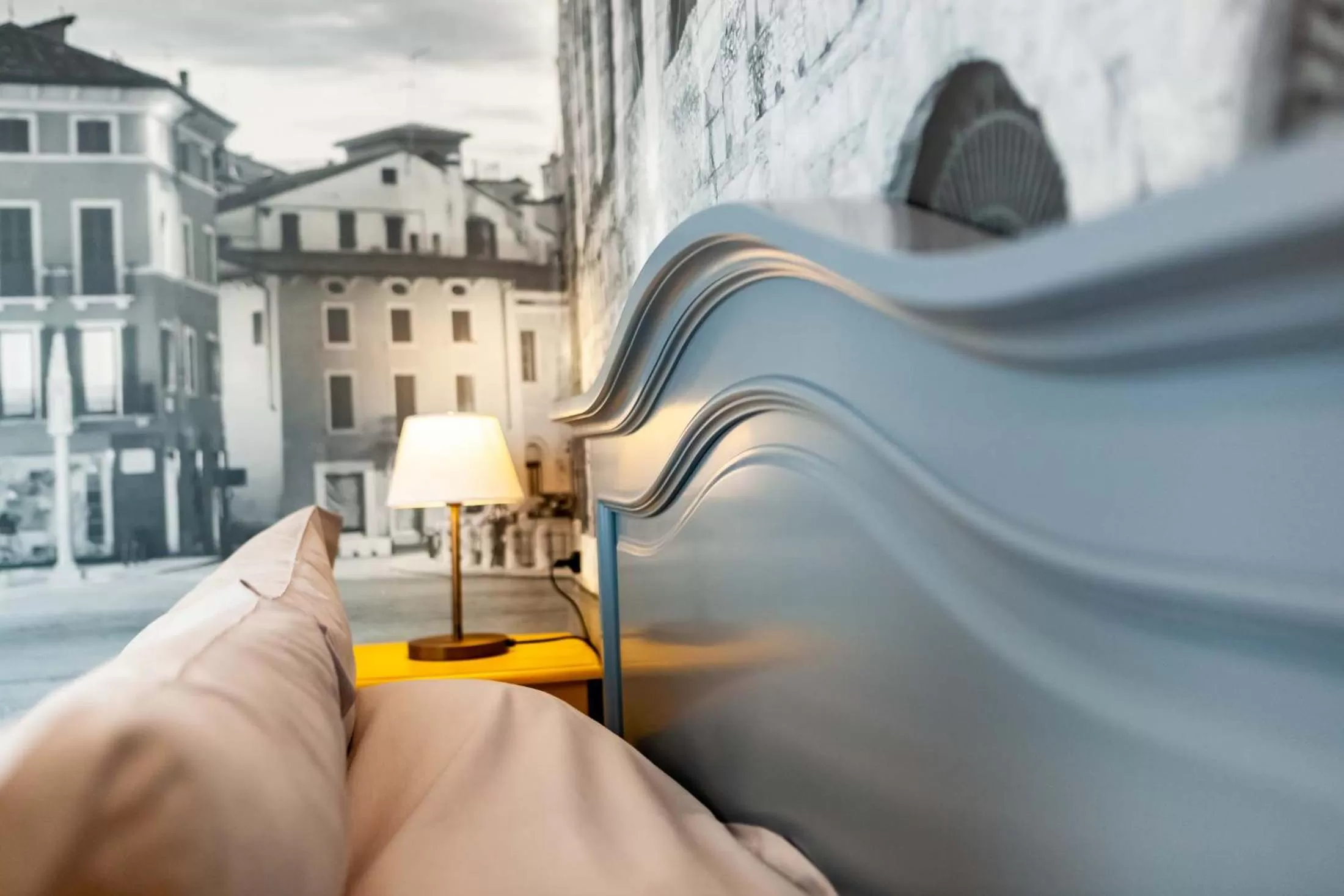 Bed in Art Hotel Ventaglio