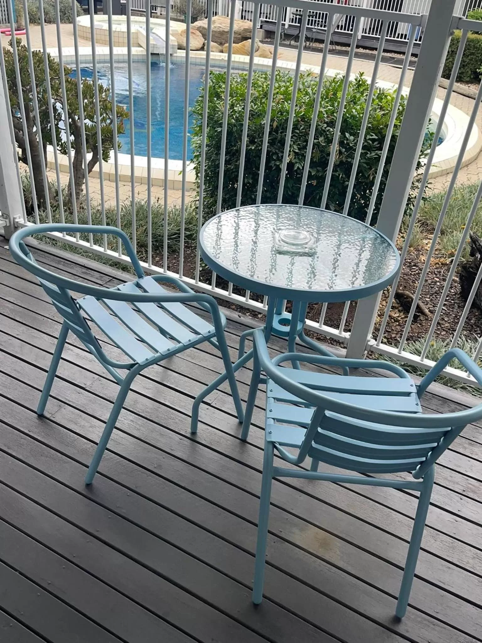 Pool view in Dalby Manor Motor Inn