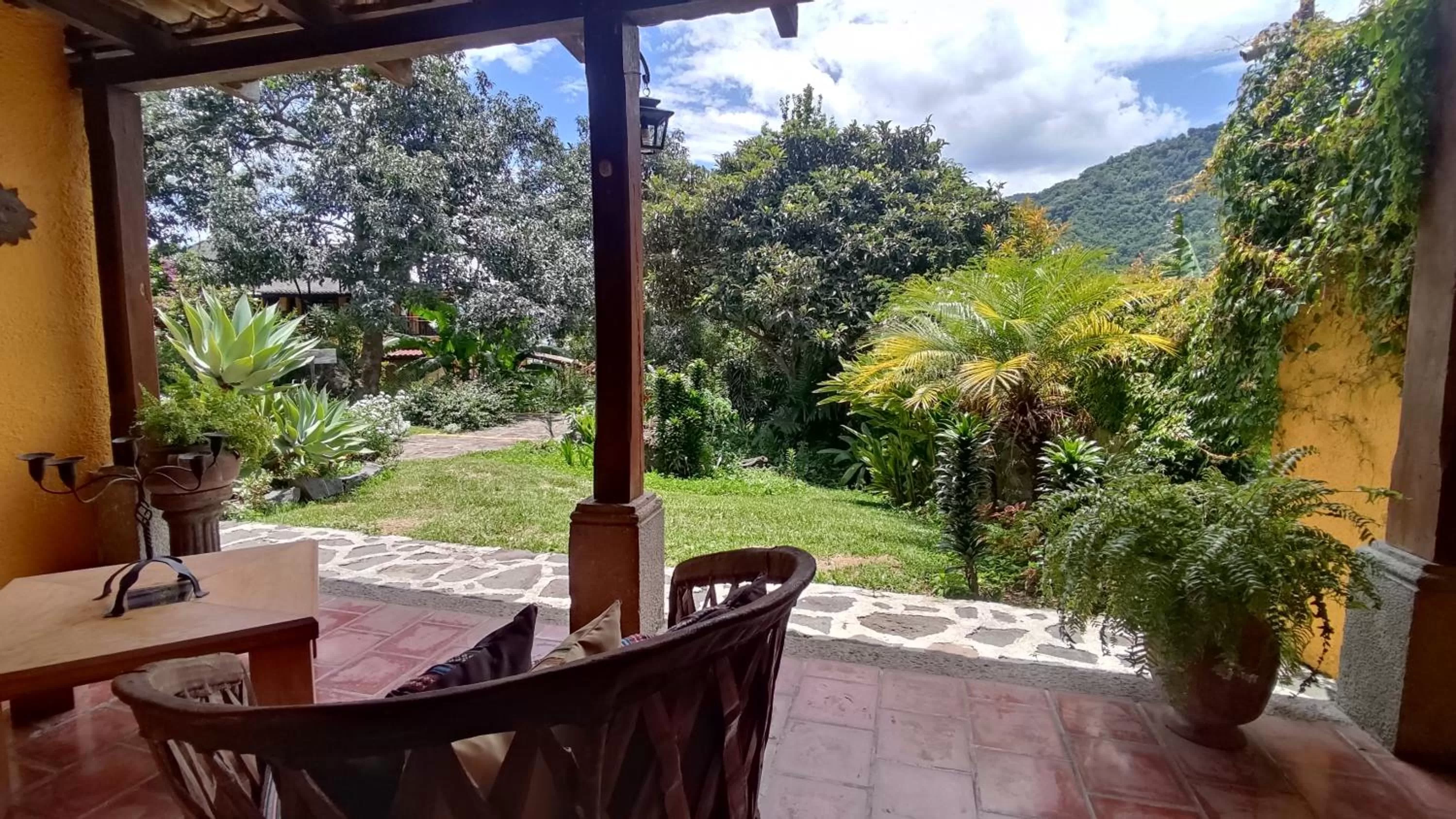 Patio in Hotel Toliman