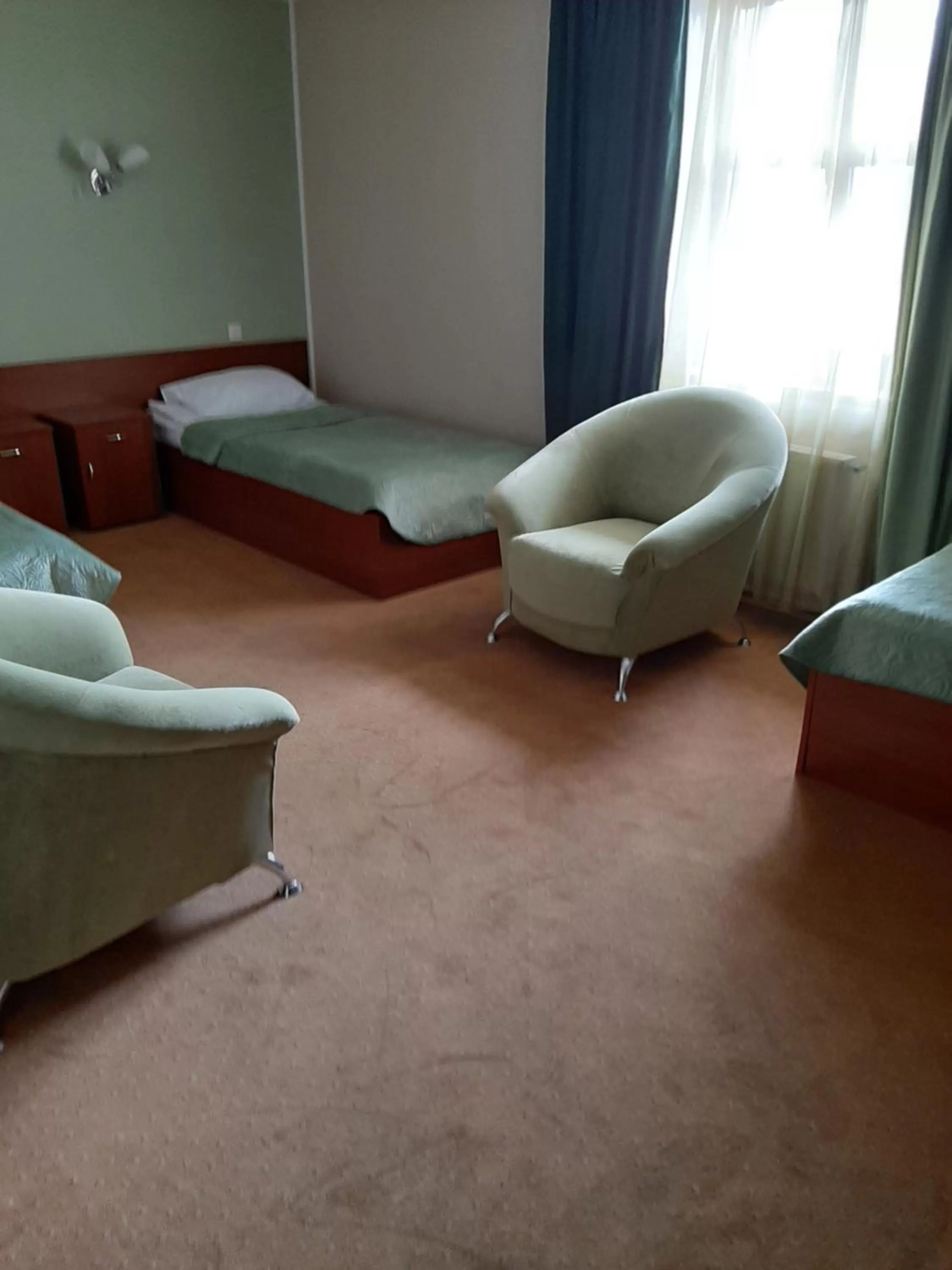 Bed in Stara Vezha Hotel