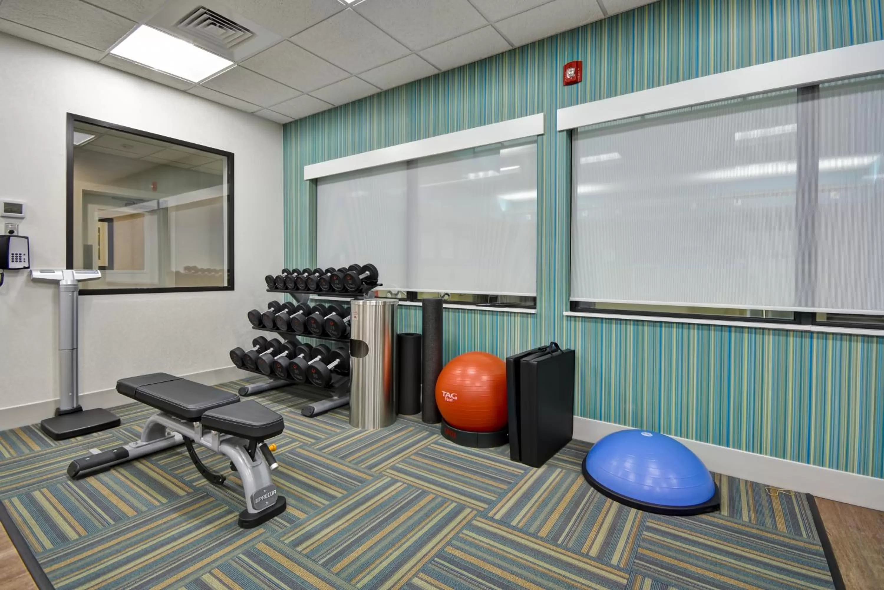 Fitness centre/facilities in Holiday Inn Express - Evansville by IHG