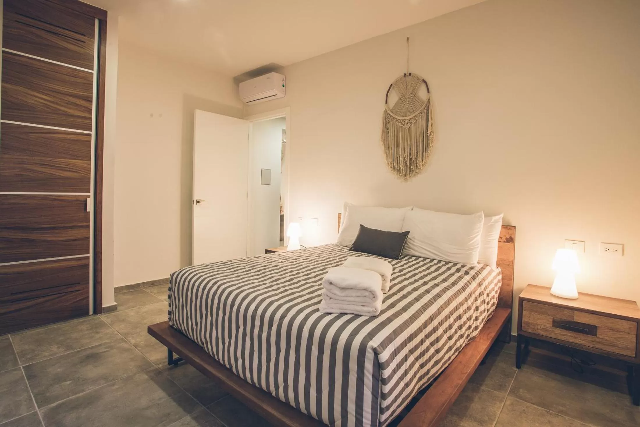 Bedroom, Bed in Panacea Condo Tulum