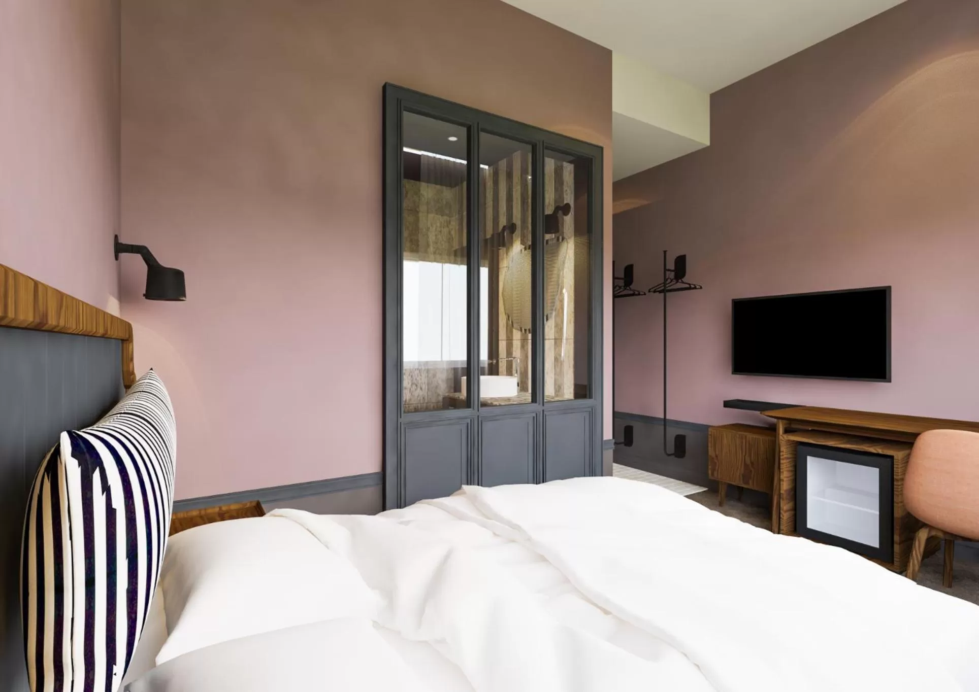 Photo of the whole room, Bed in The Jesselton Hotel