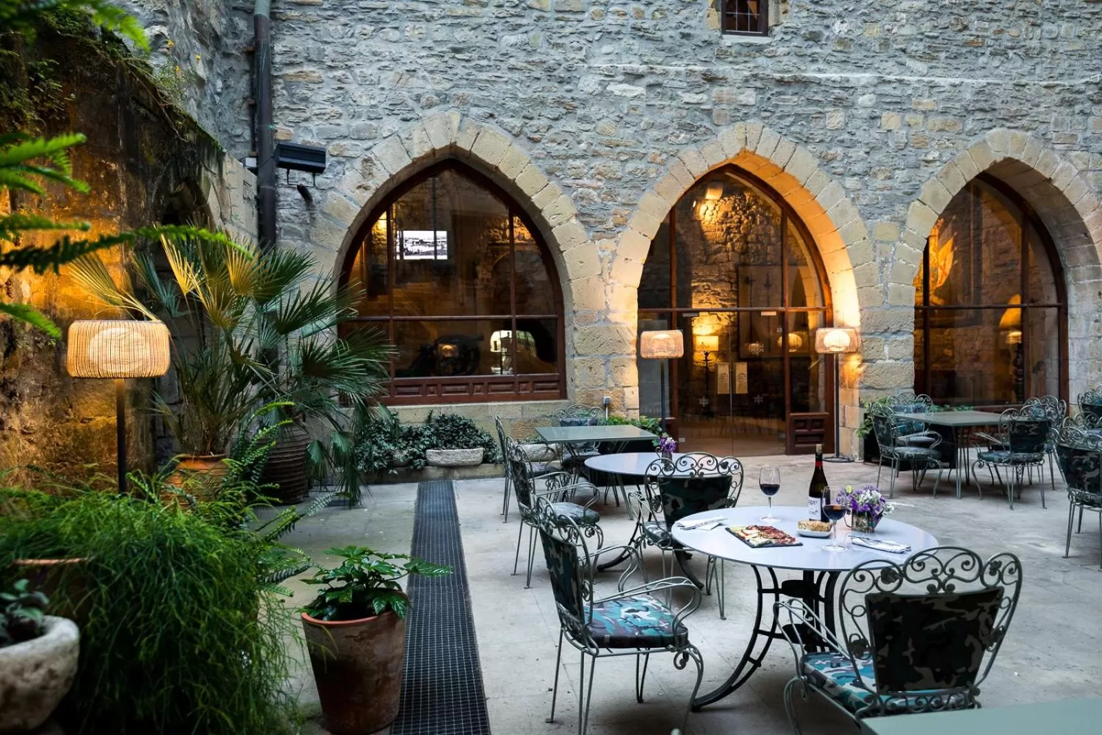 Patio in Parador de Hondarribia