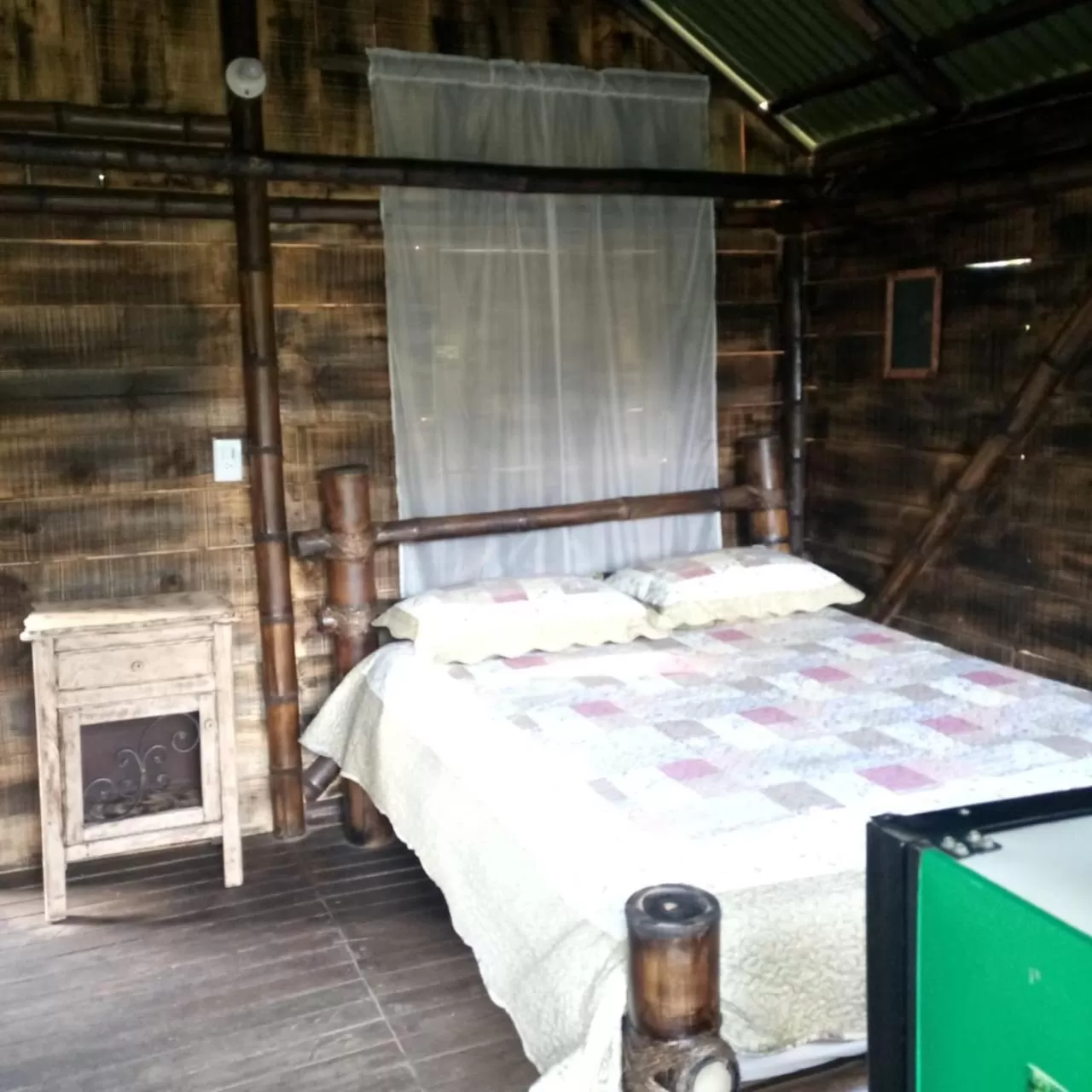 Bedroom, Bed in Cabañas Rústicas El Viejo Tambo By Rotamundos