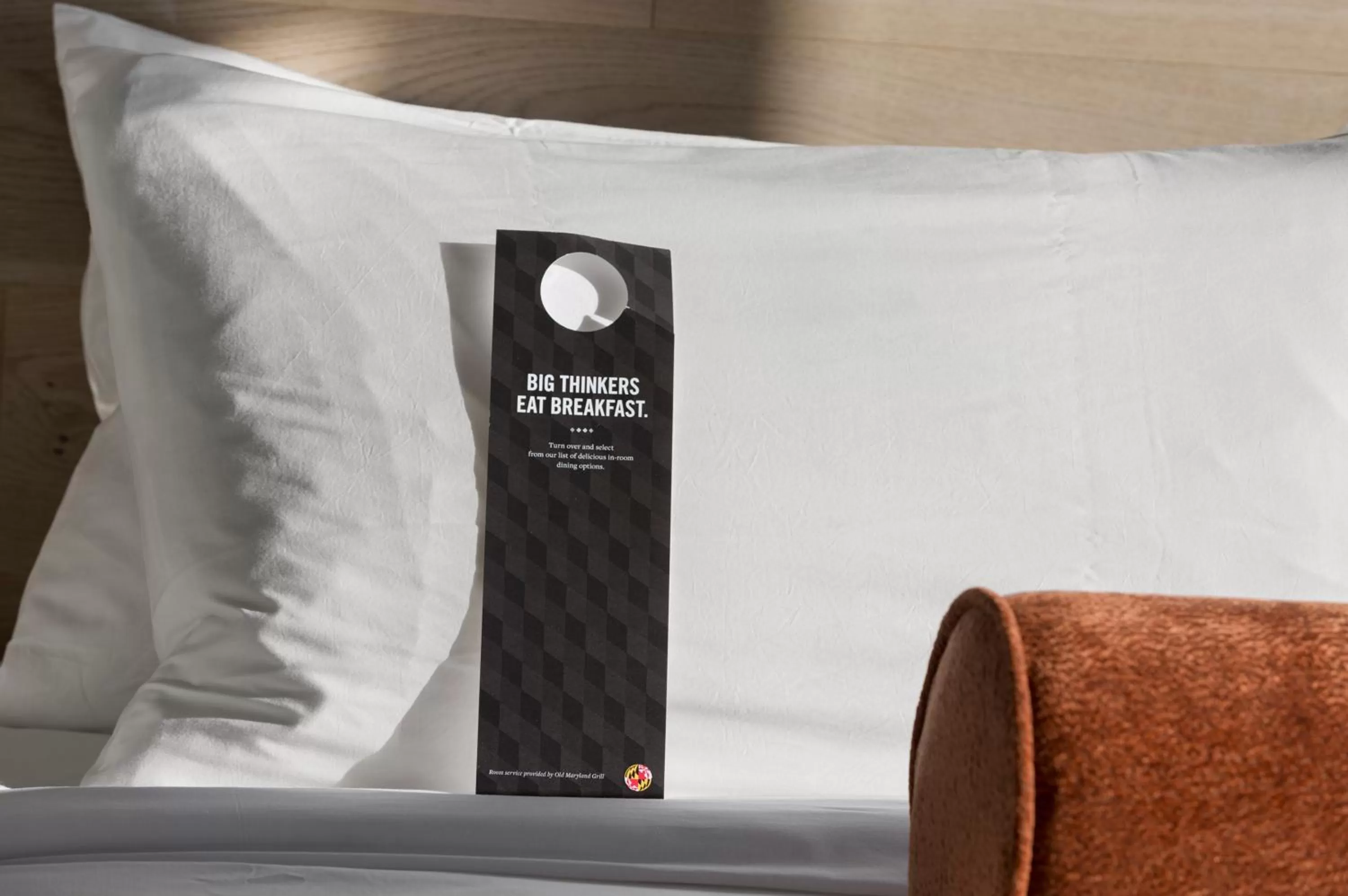 Bed in The Hotel at the University of Maryland