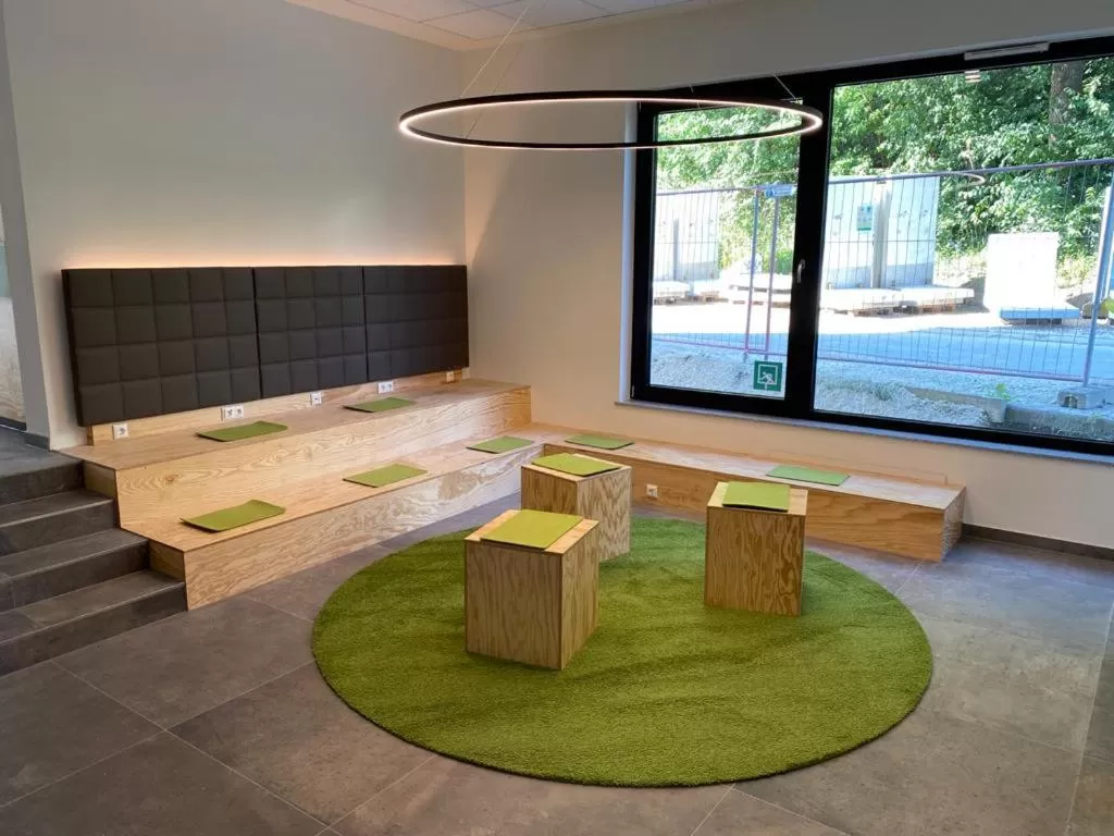 Lobby or reception, Bed in a2 HOTELS Wernau am Quadrium