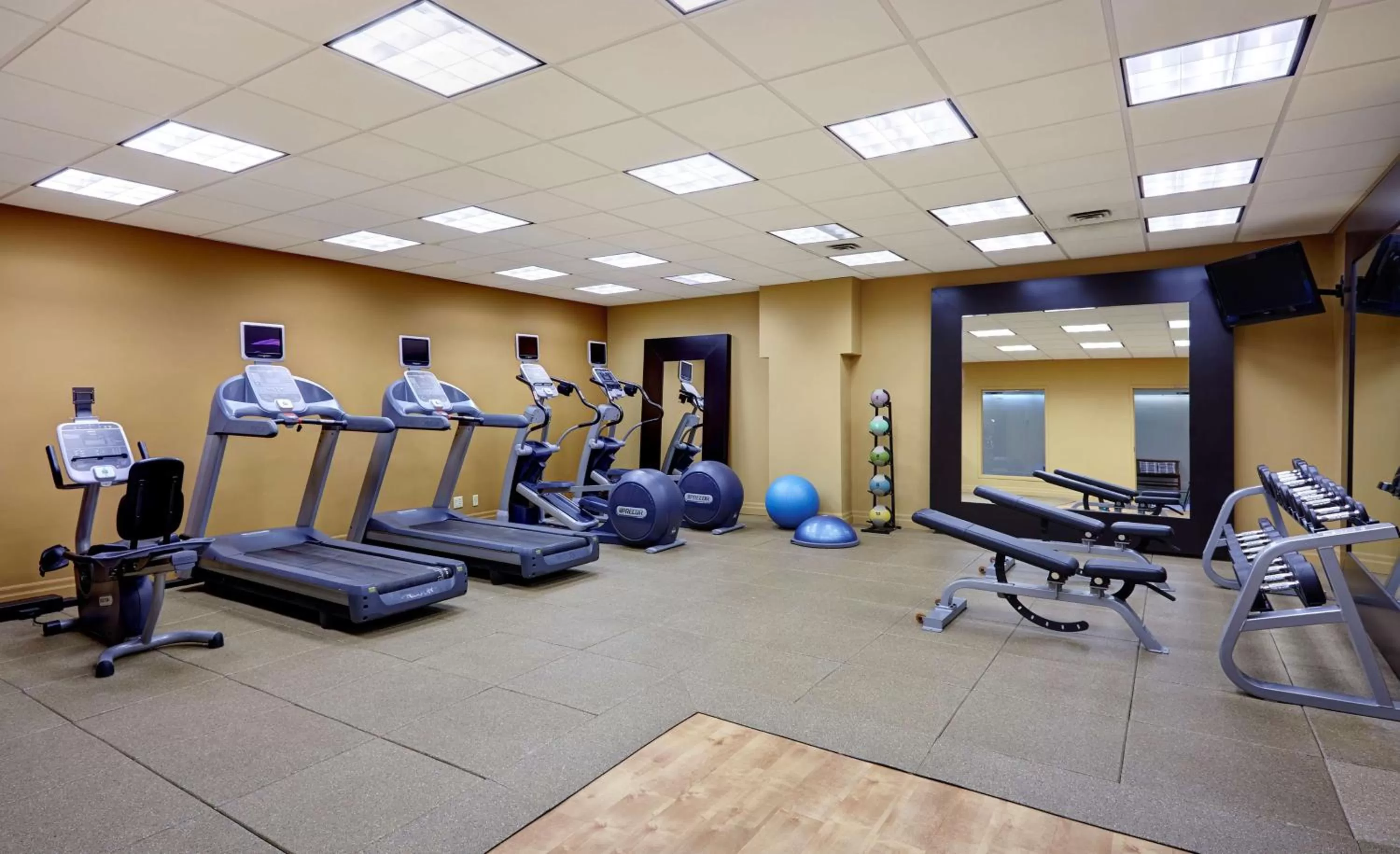 Fitness centre/facilities in Hilton Saint John