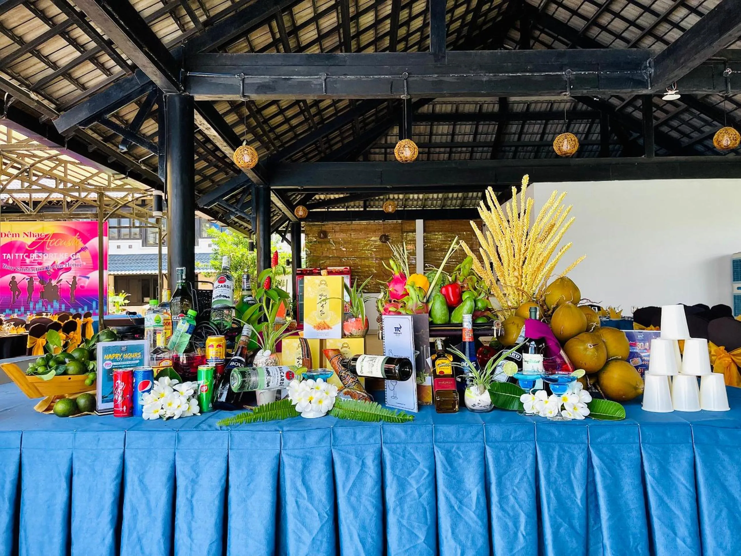 Restaurant/places to eat in TTC Resort Ke Ga