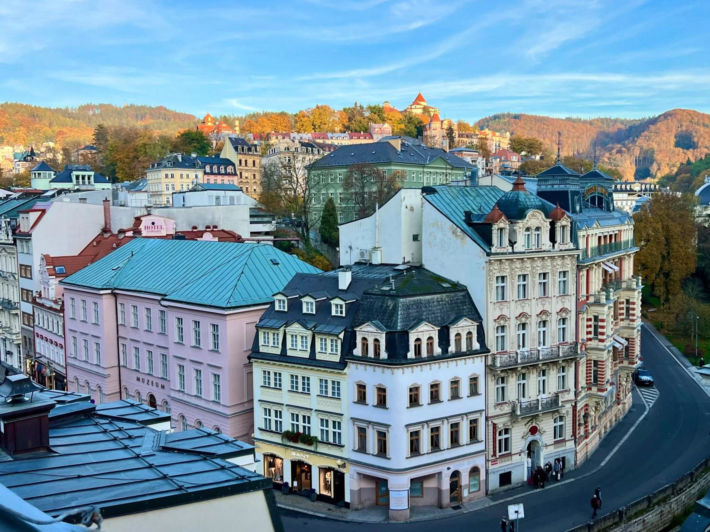 City view in Zlatý Sloup