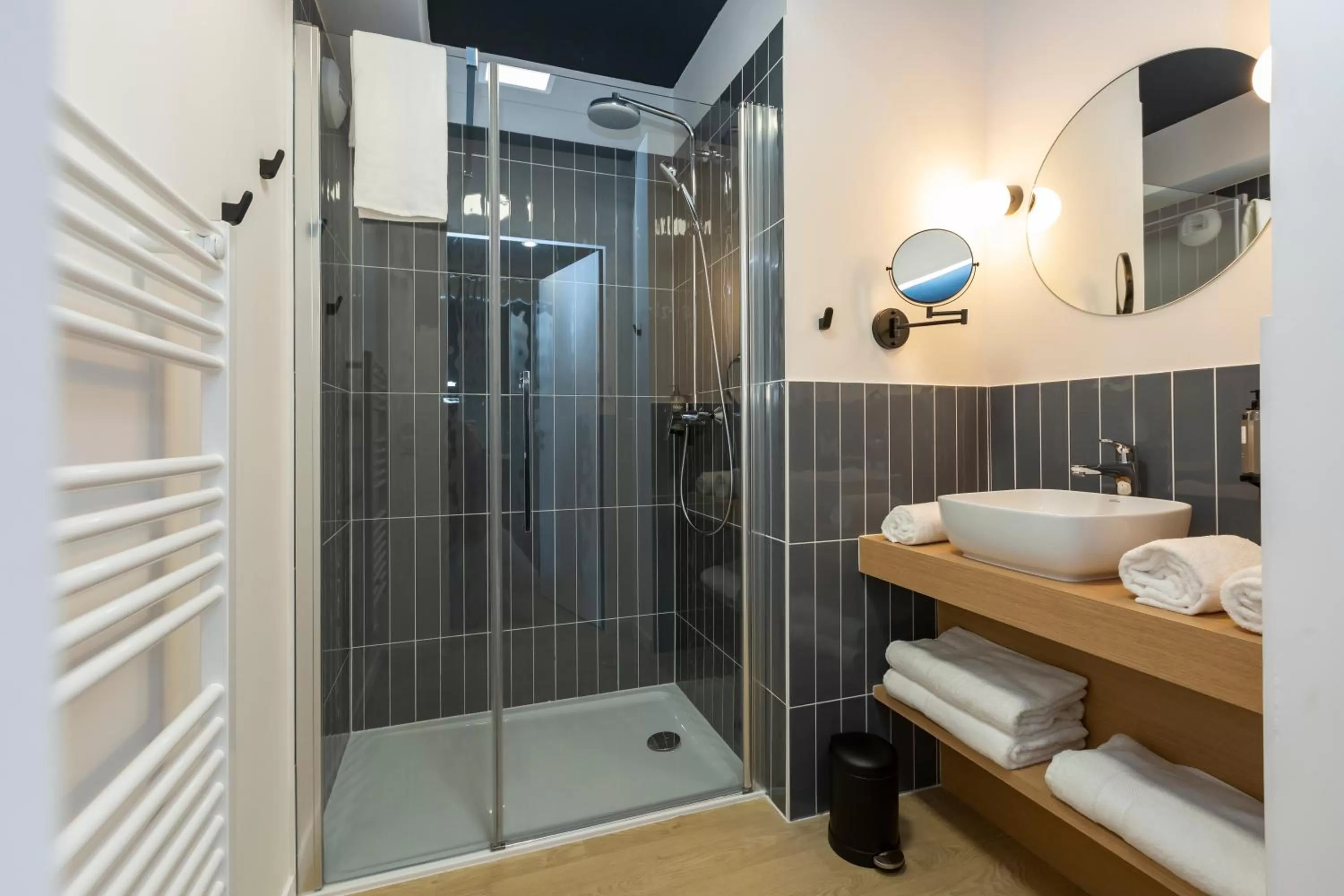 Bathroom in Appart Hotel Odalys City Le Havre Centre