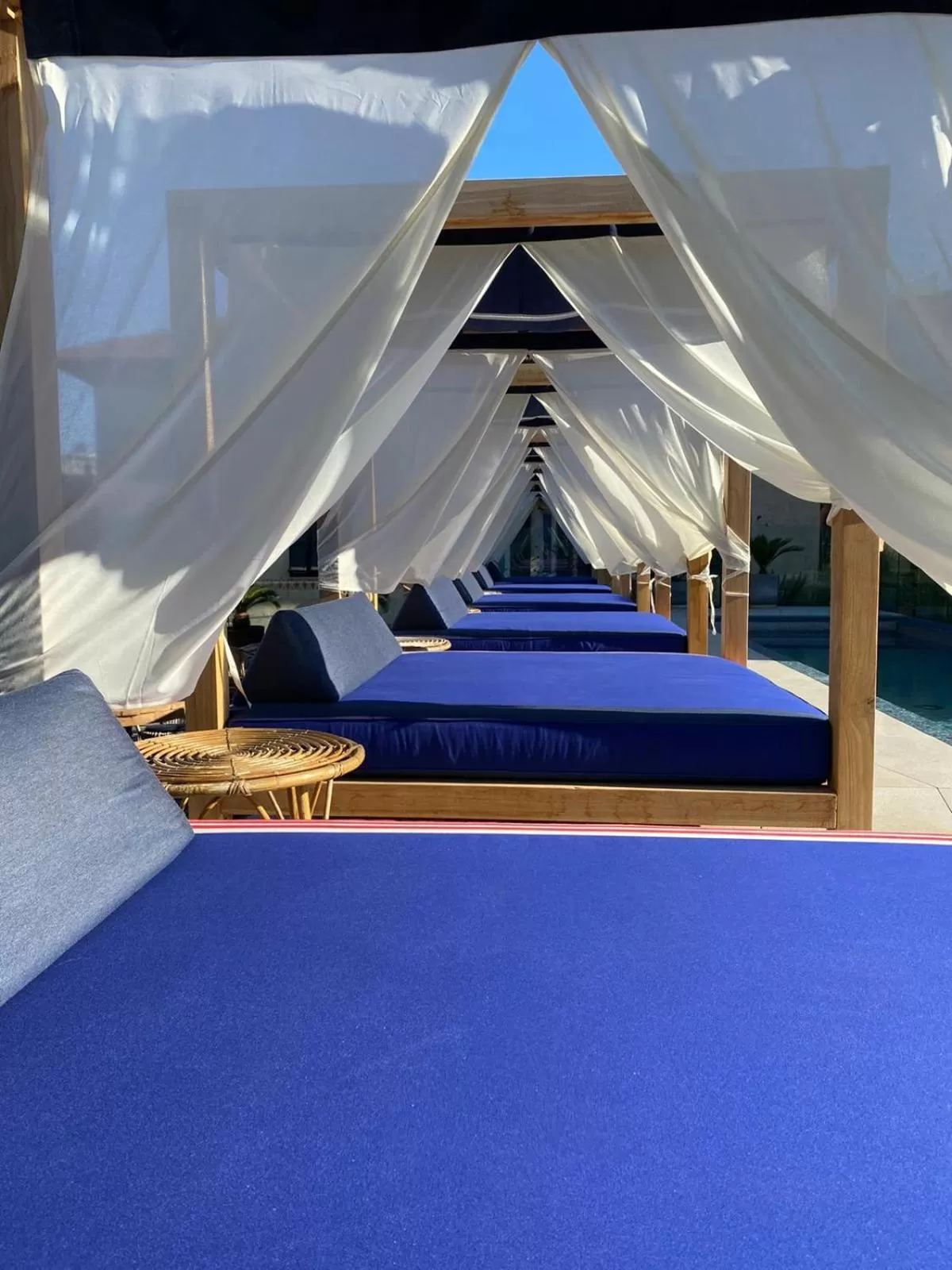 Swimming pool, Bed in Hotel Blu di Te