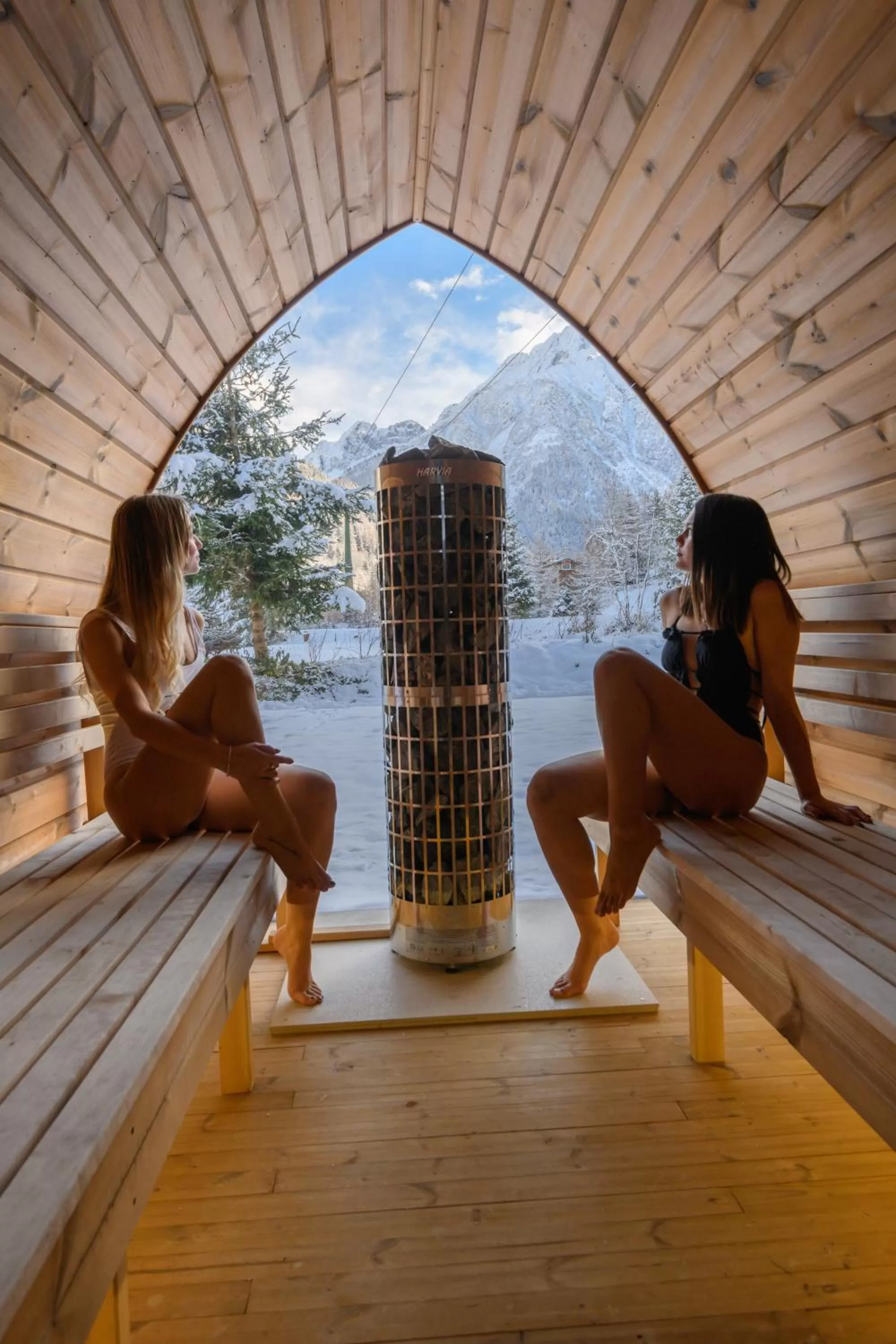 Sauna in Hotel Garni Pegrà