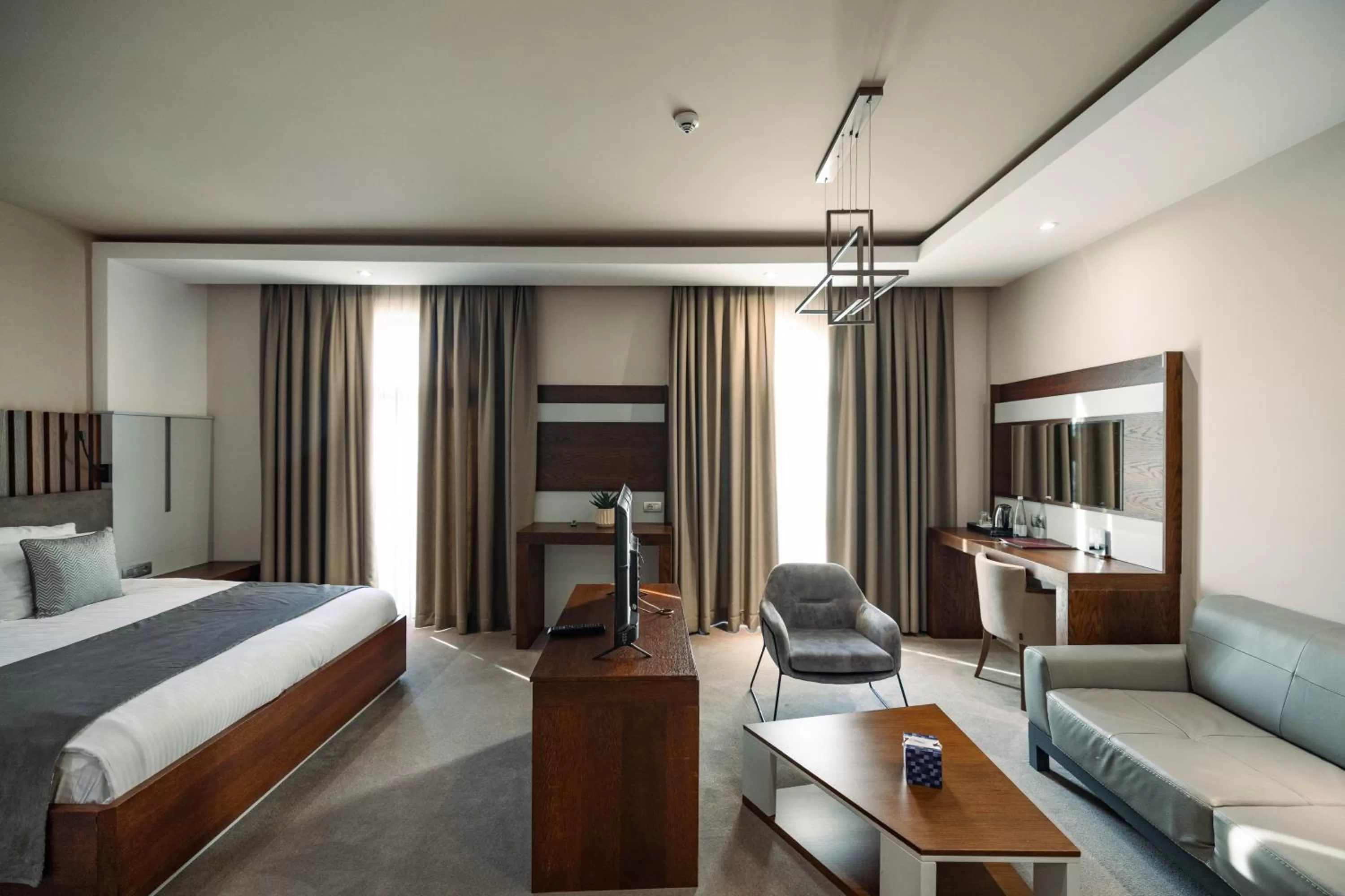 Bed in Hotel Prishtina