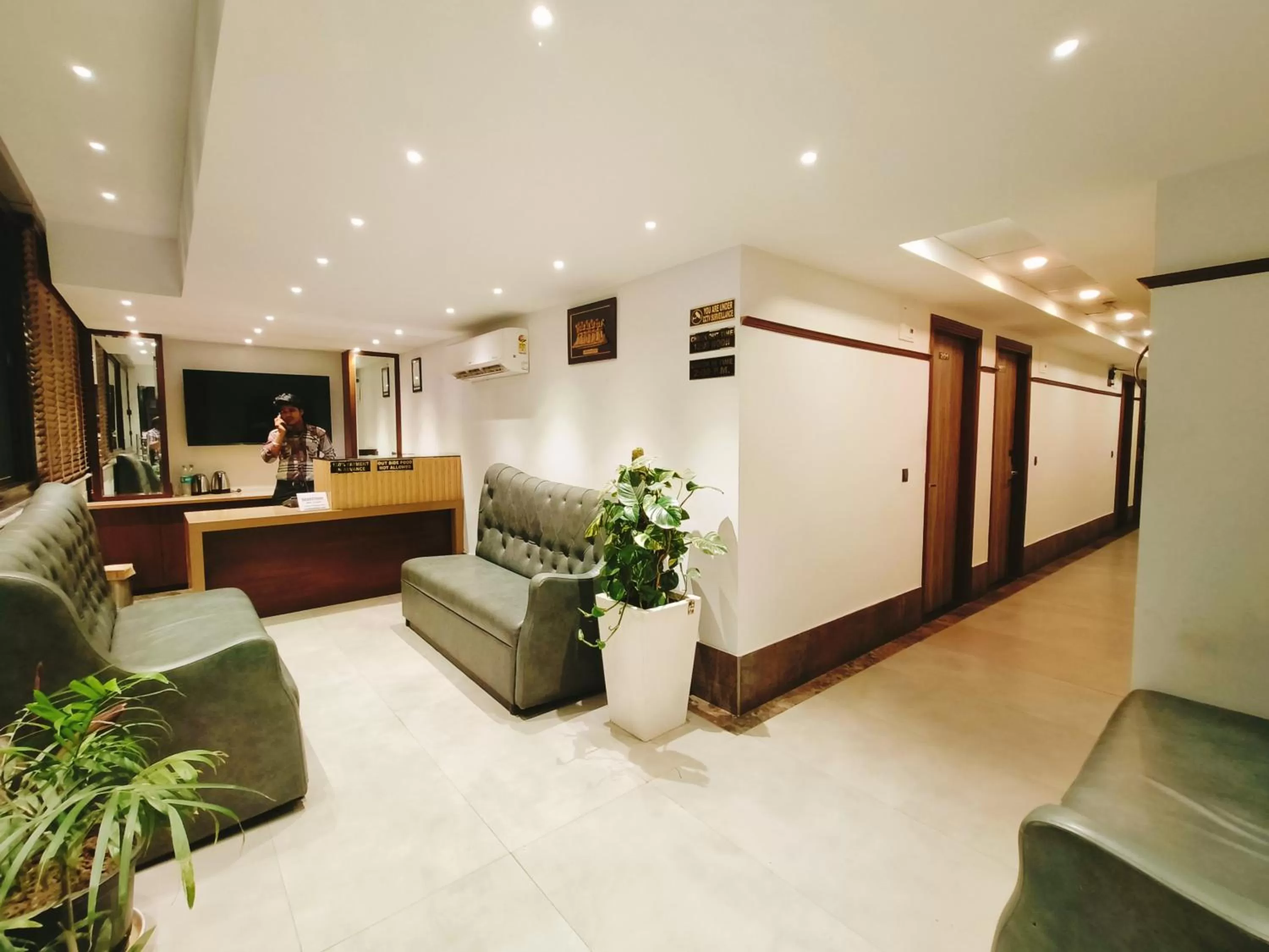 Lobby or reception in Aura Rooms