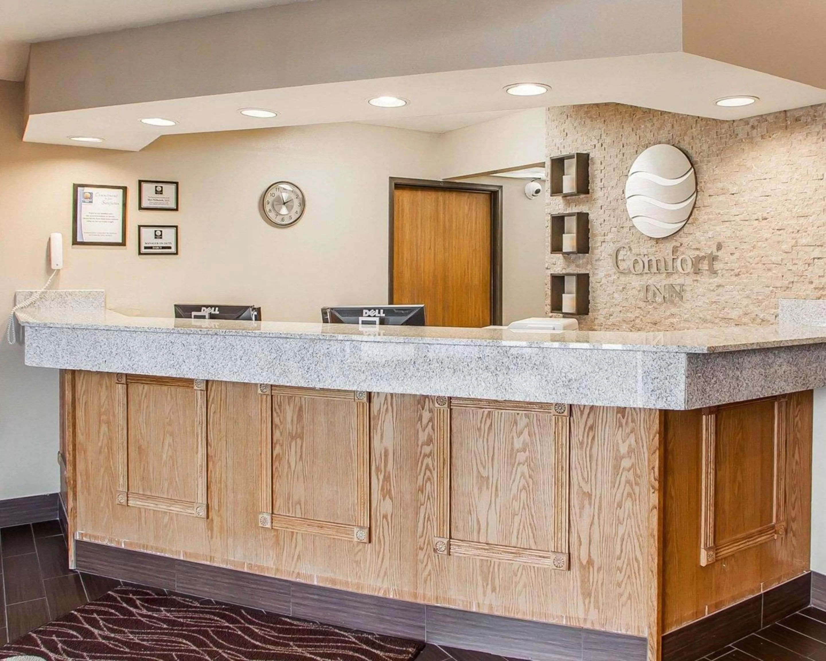 Lobby or reception in Comfort Inn Marshalltown South